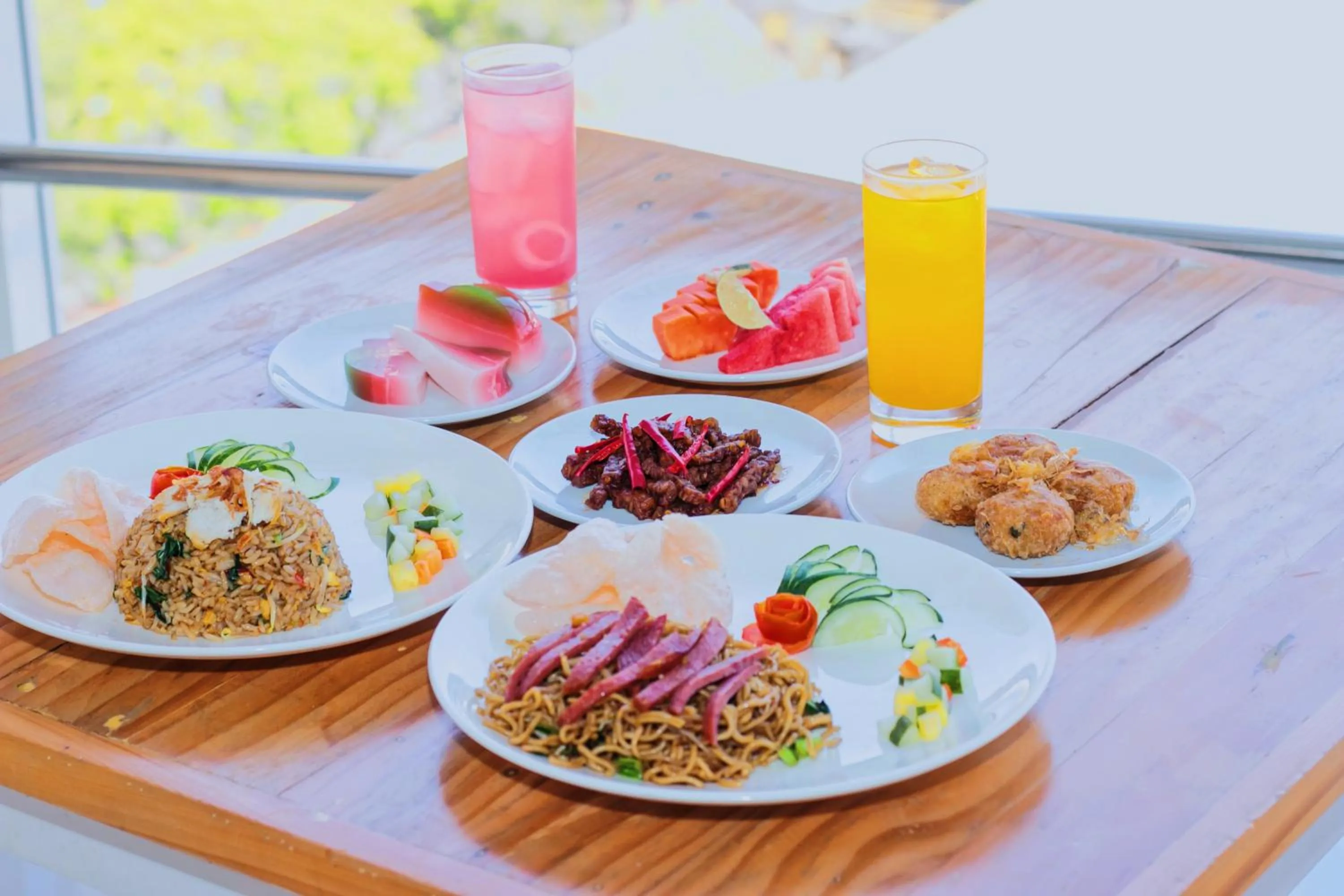 Continental breakfast in Choice City Hotel