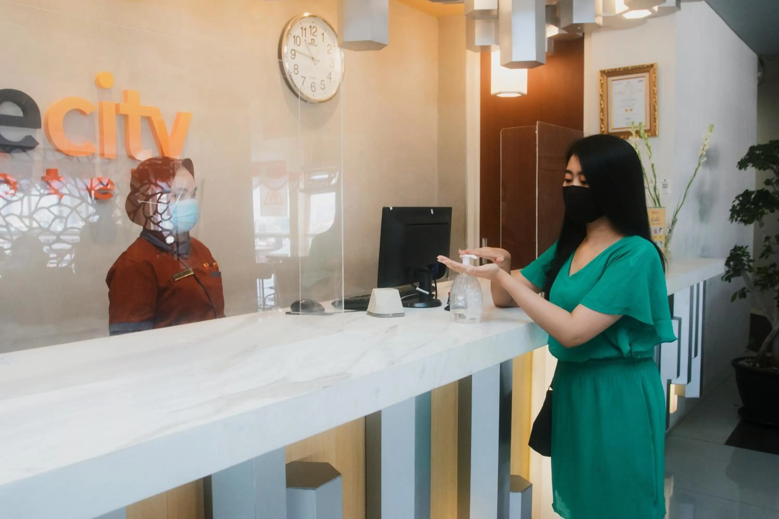 Staff in Choice City Hotel