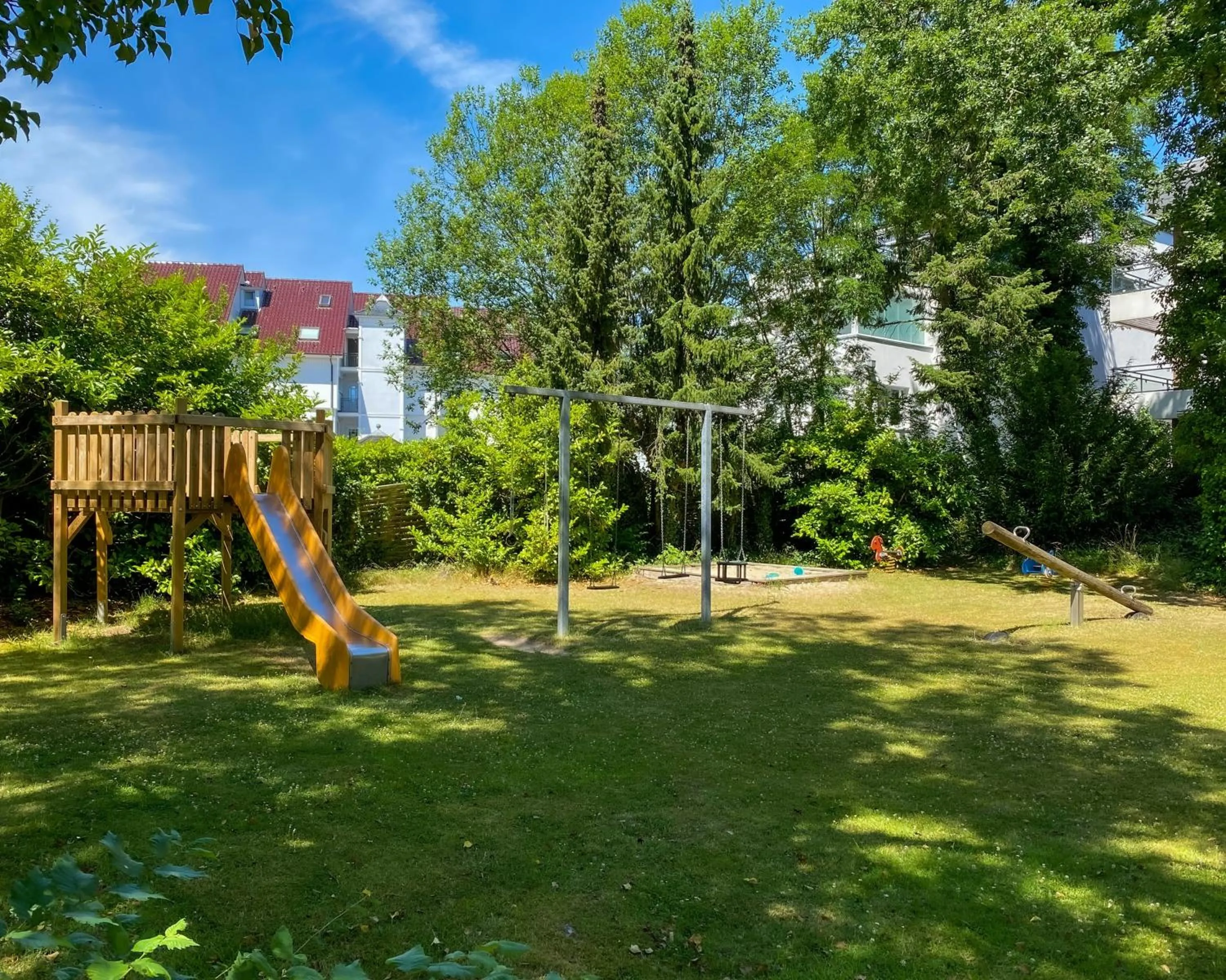 Children play ground in Appartement-Hotel Timmendorfer Strand