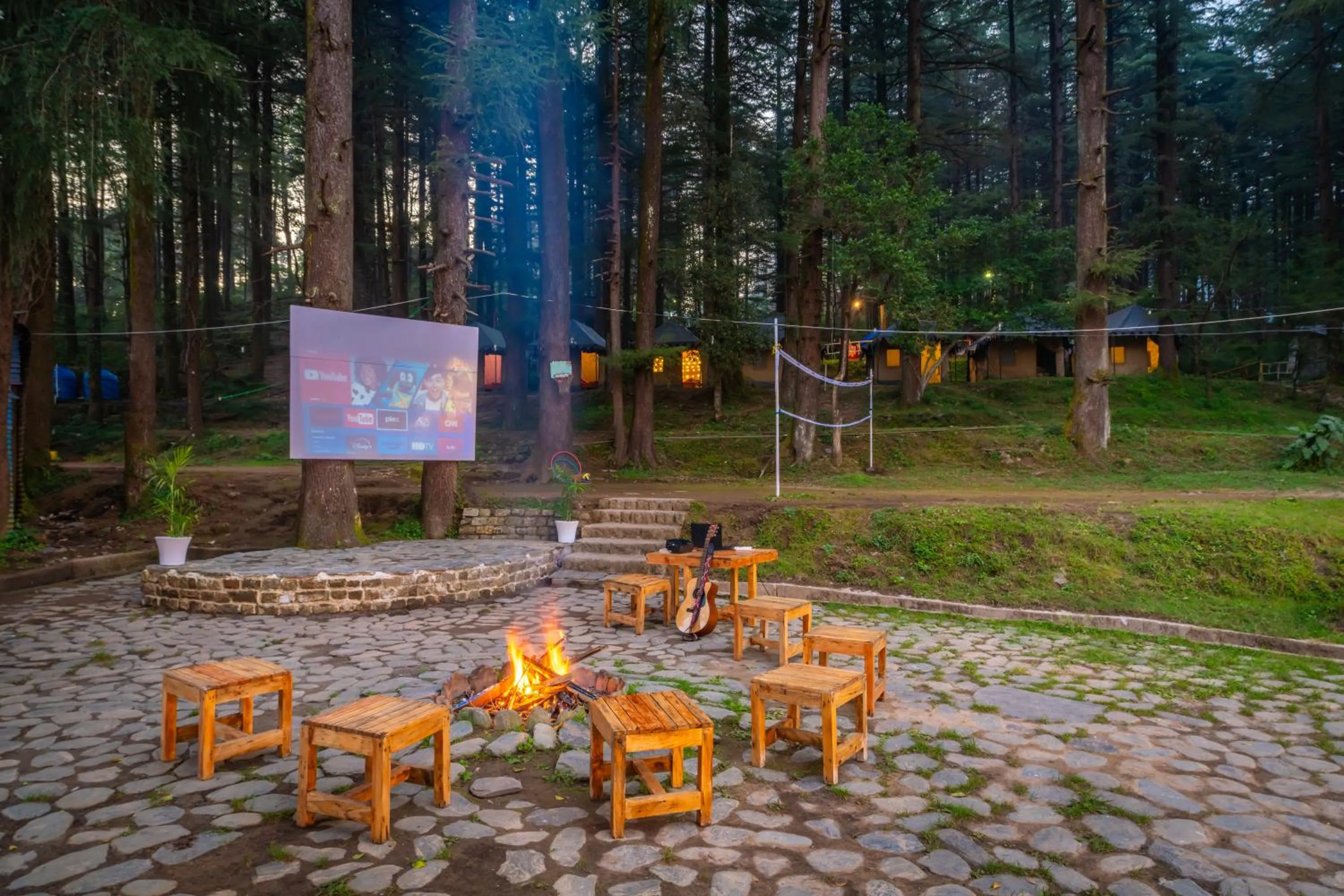 Evening entertainment in Himtrek Stays,Mcleodganj