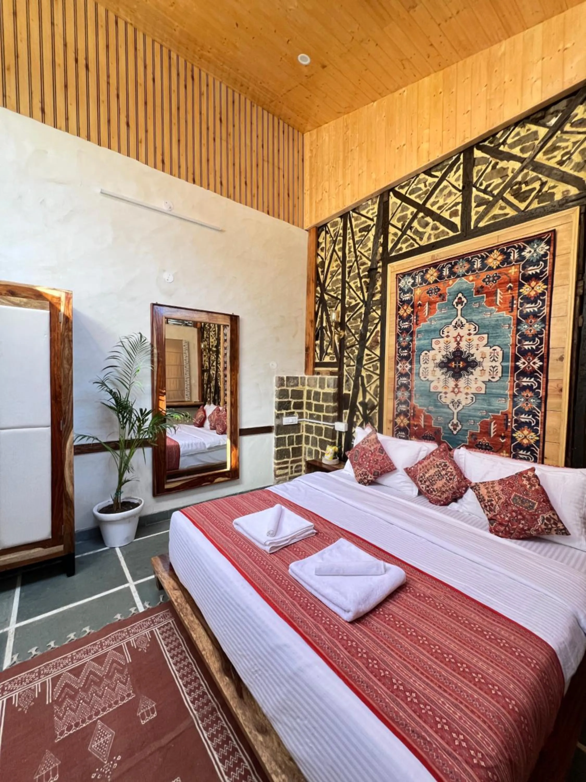 Photo of the whole room, Bed in Himtrek Stays,Mcleodganj