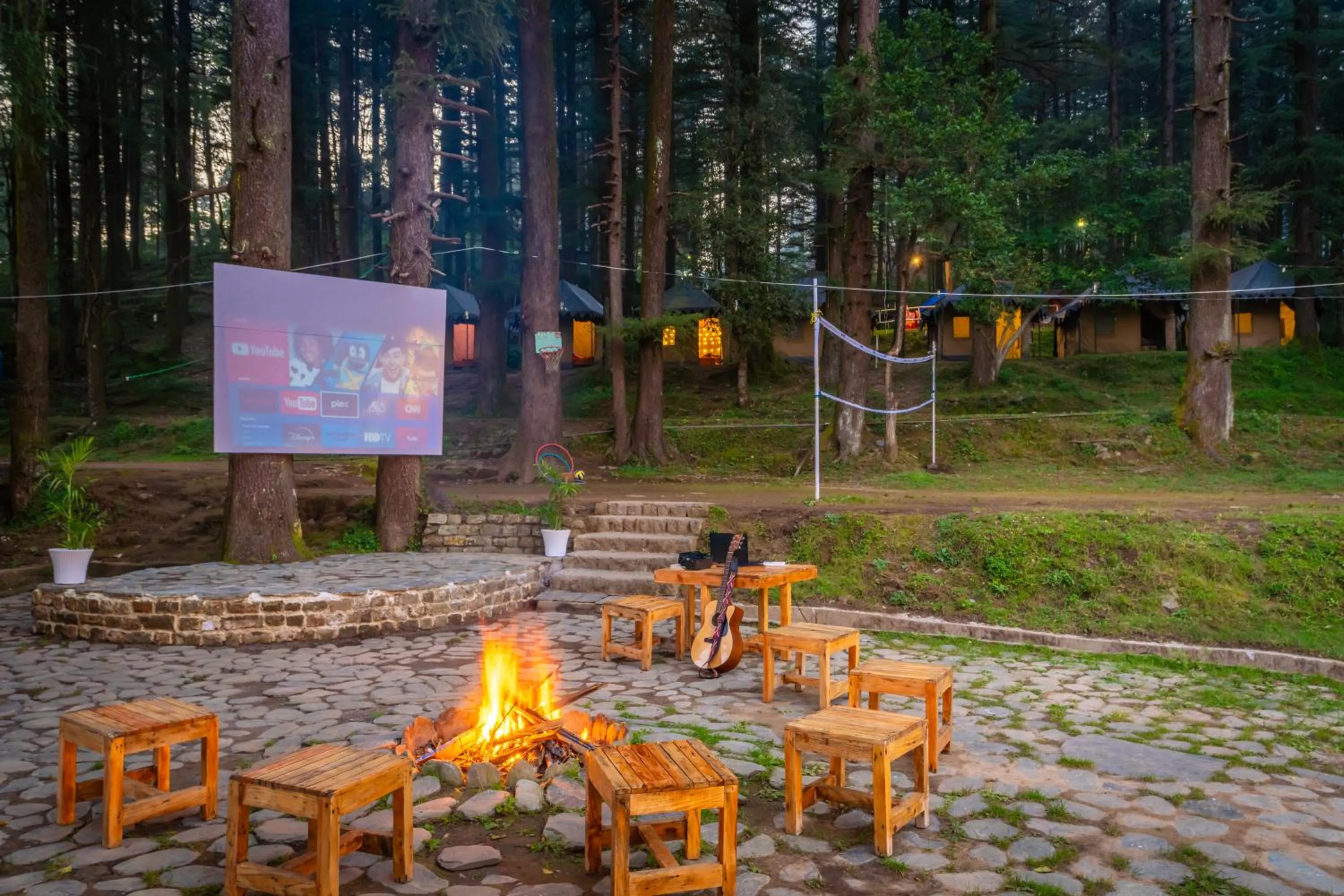 Evening entertainment in Himtrek Stays,Mcleodganj