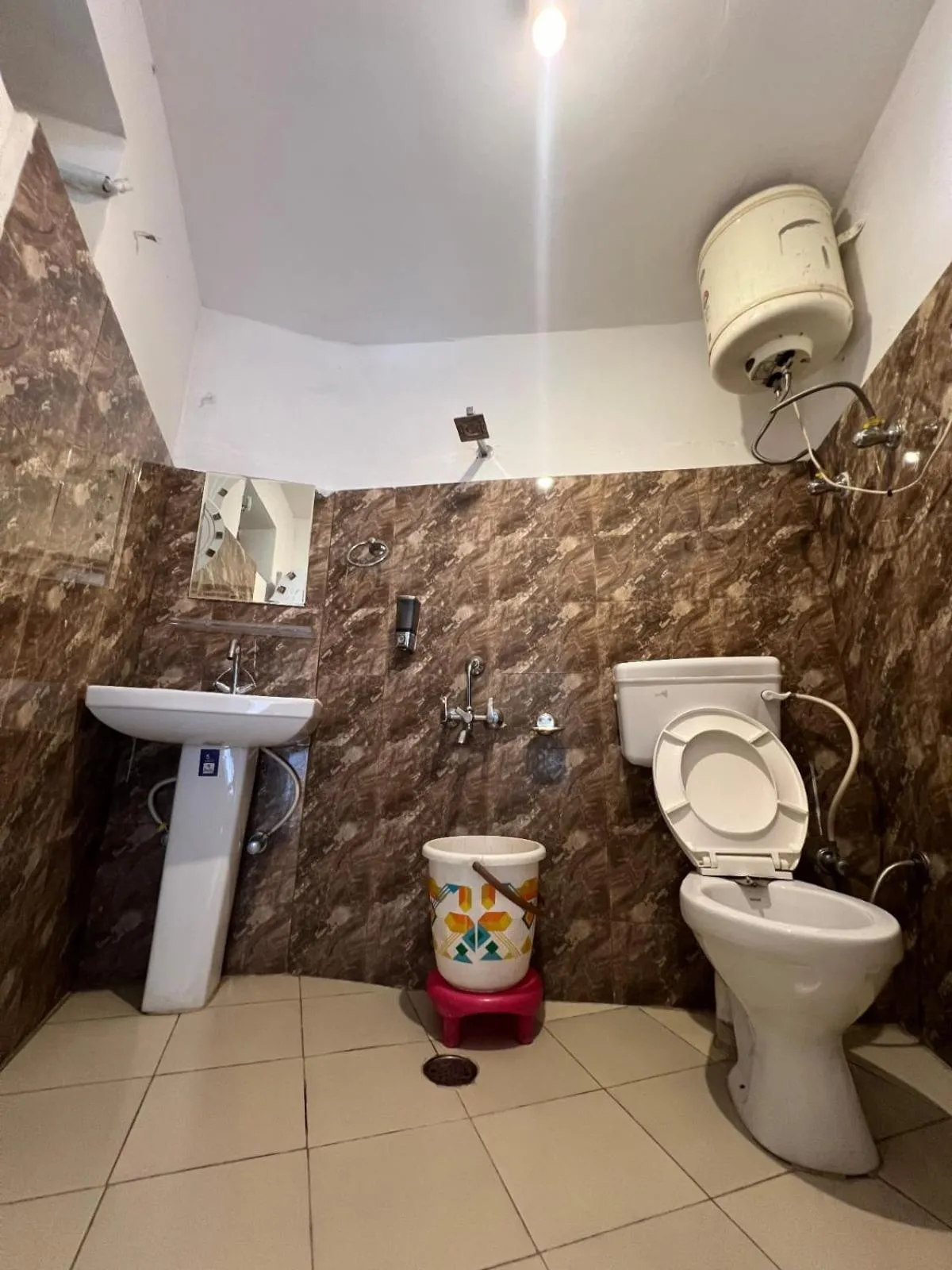 Shower in Himtrek Stays,Mcleodganj