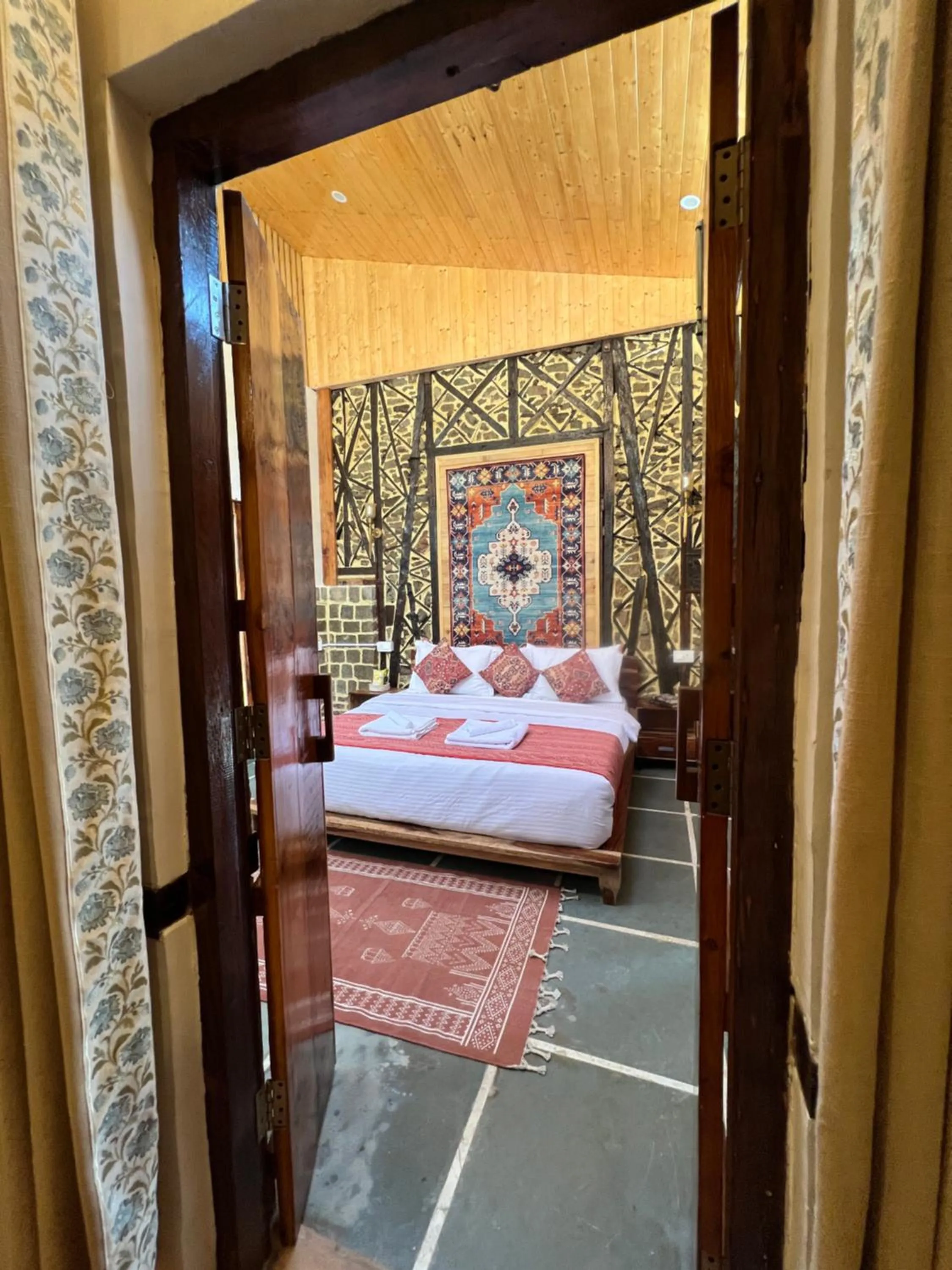 Photo of the whole room, Bed in Himtrek Stays,Mcleodganj