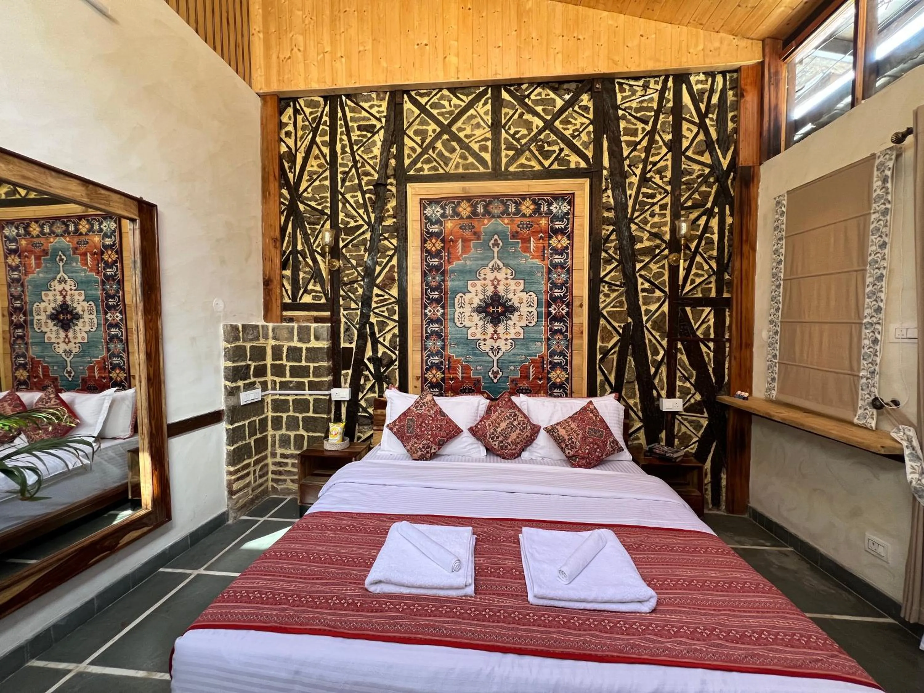 Photo of the whole room, Bed in Himtrek Stays,Mcleodganj