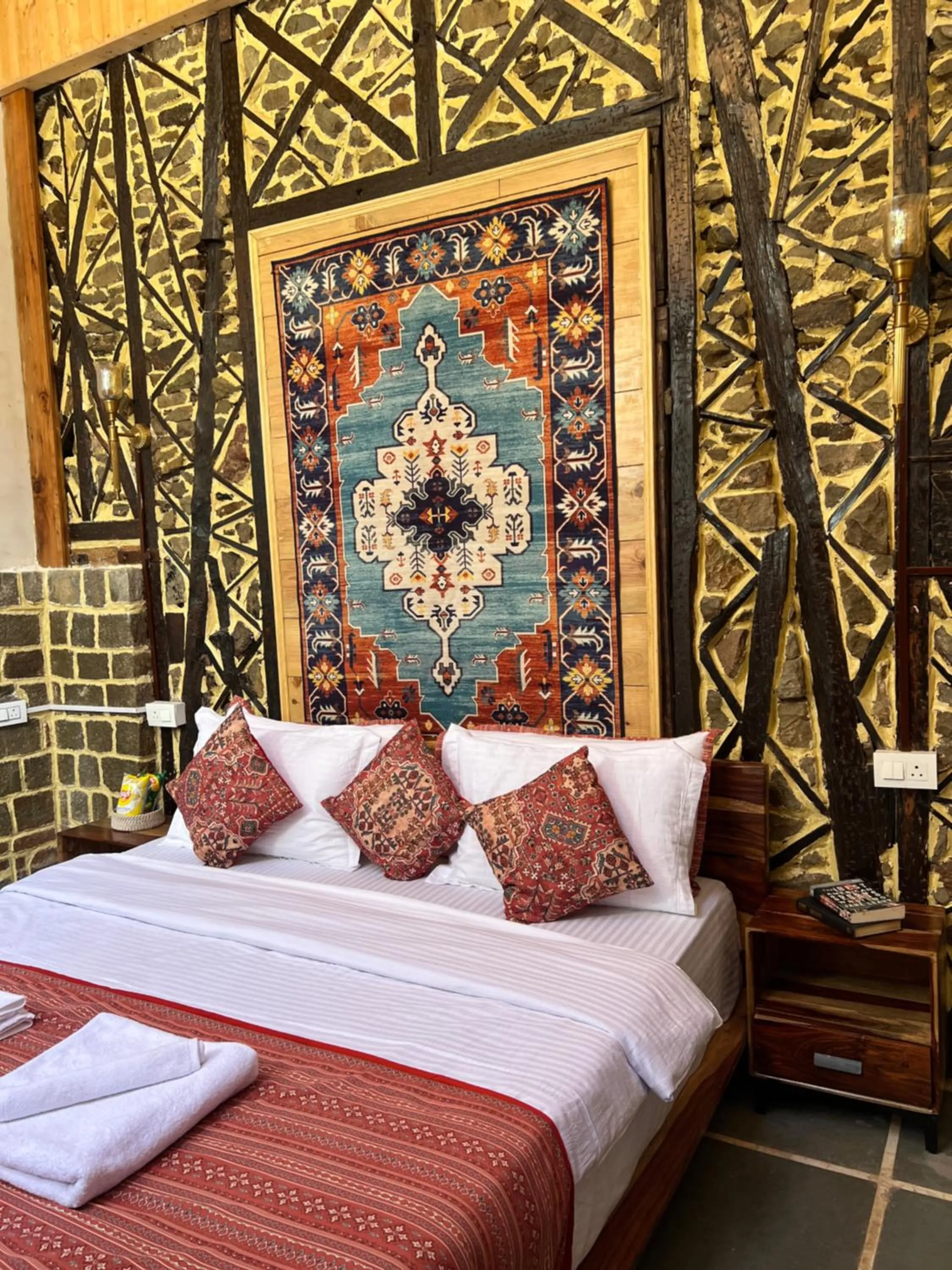 Bed in Himtrek Stays,Mcleodganj