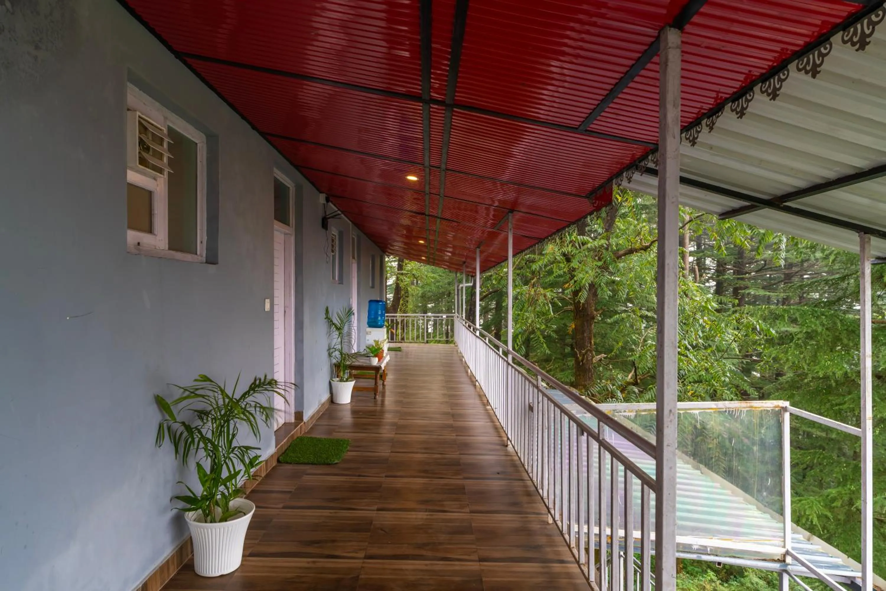 Balcony/Terrace in Himtrek Stays,Mcleodganj