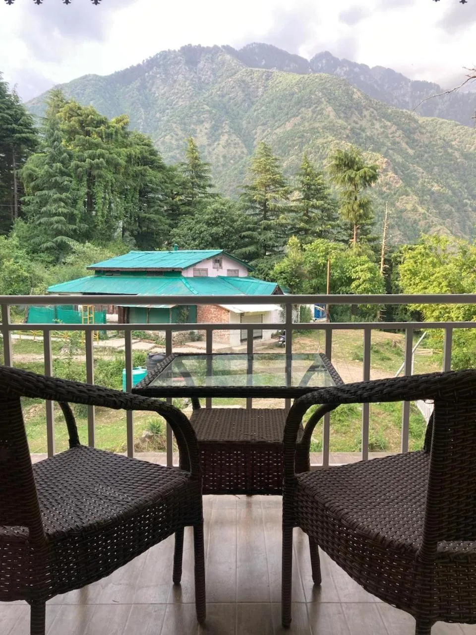 Balcony/Terrace in Himtrek Stays,Mcleodganj