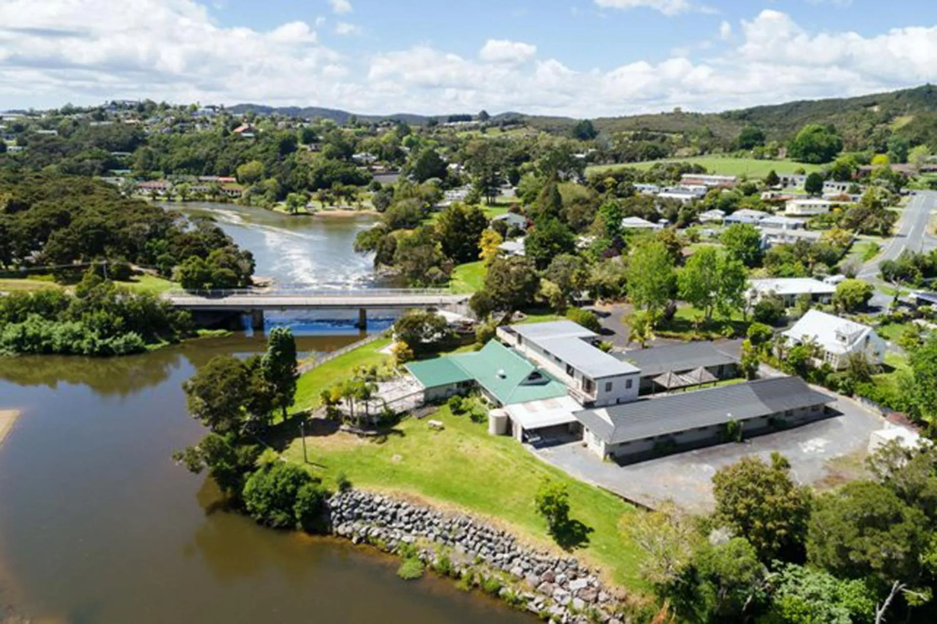 Bird's eye view in Riverside Lodge Paihia