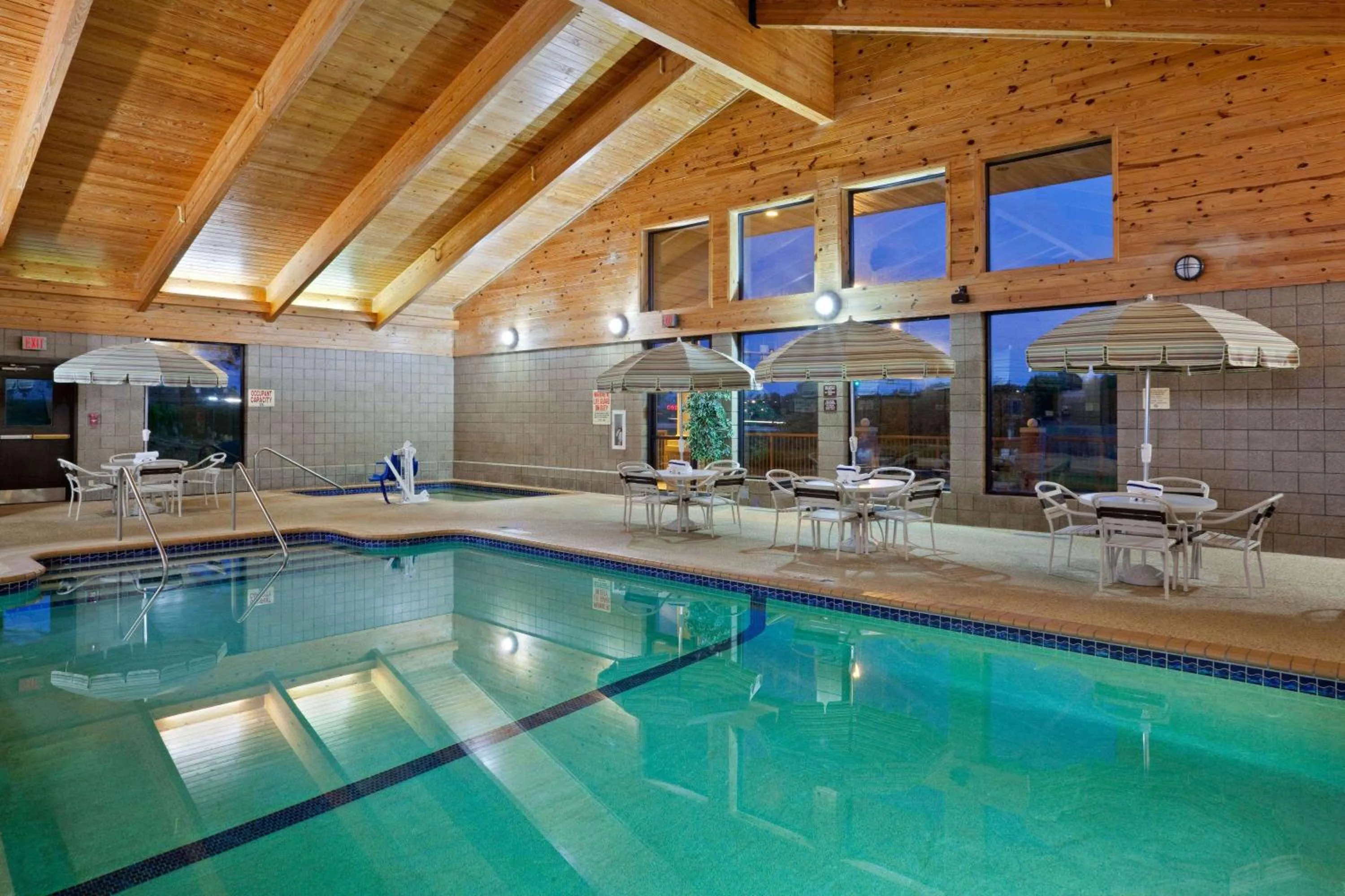 Pool view in AmericInn by Wyndham Chanhassen