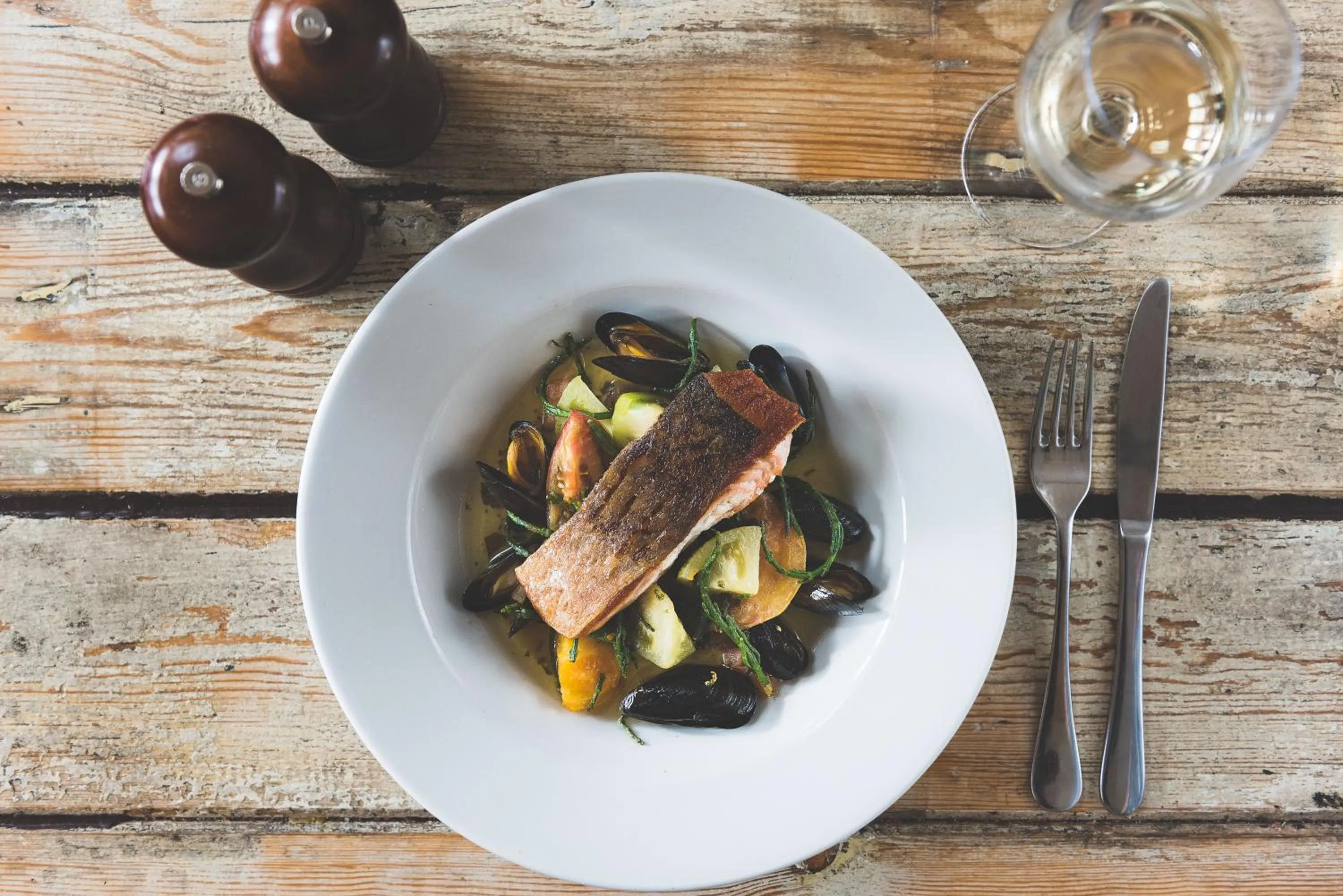 Food and drinks in The Wellington