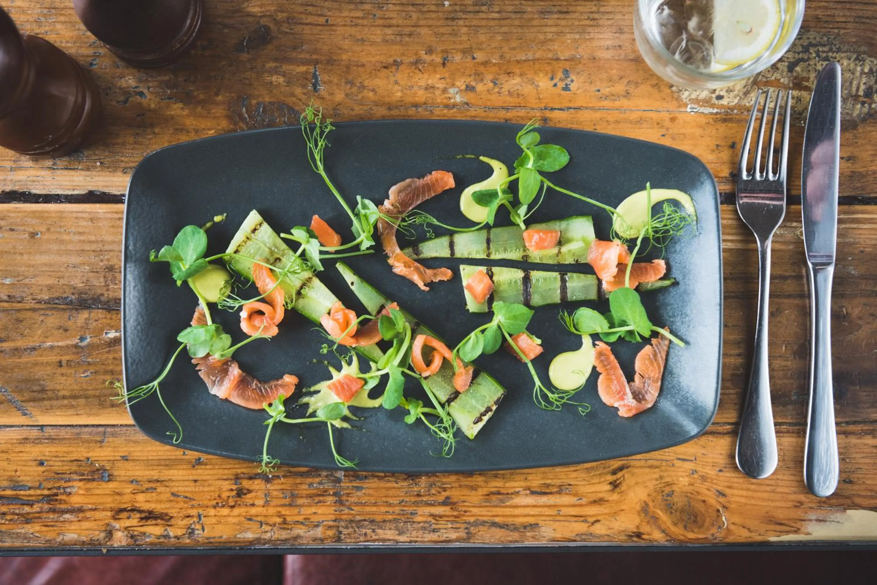 Food close-up in The Wellington