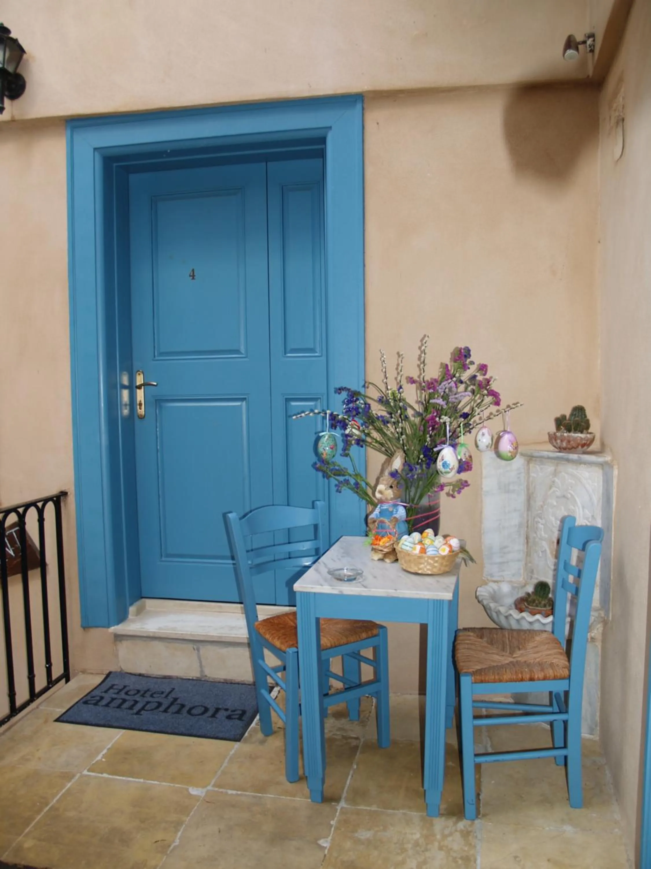 Patio in Hotel Amphora