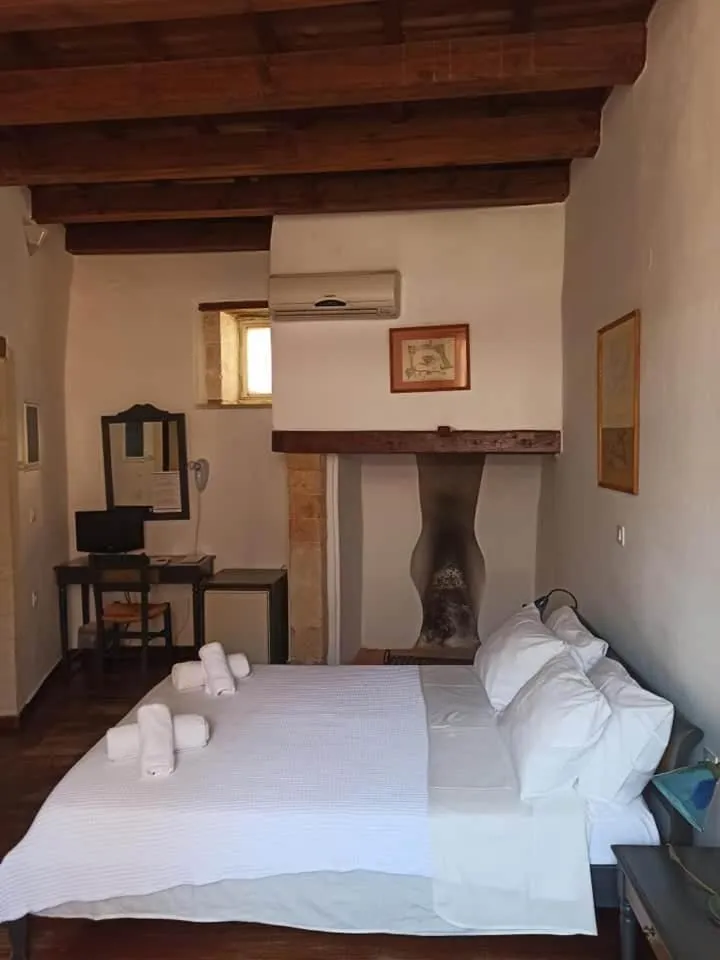 Bed in Hotel Amphora