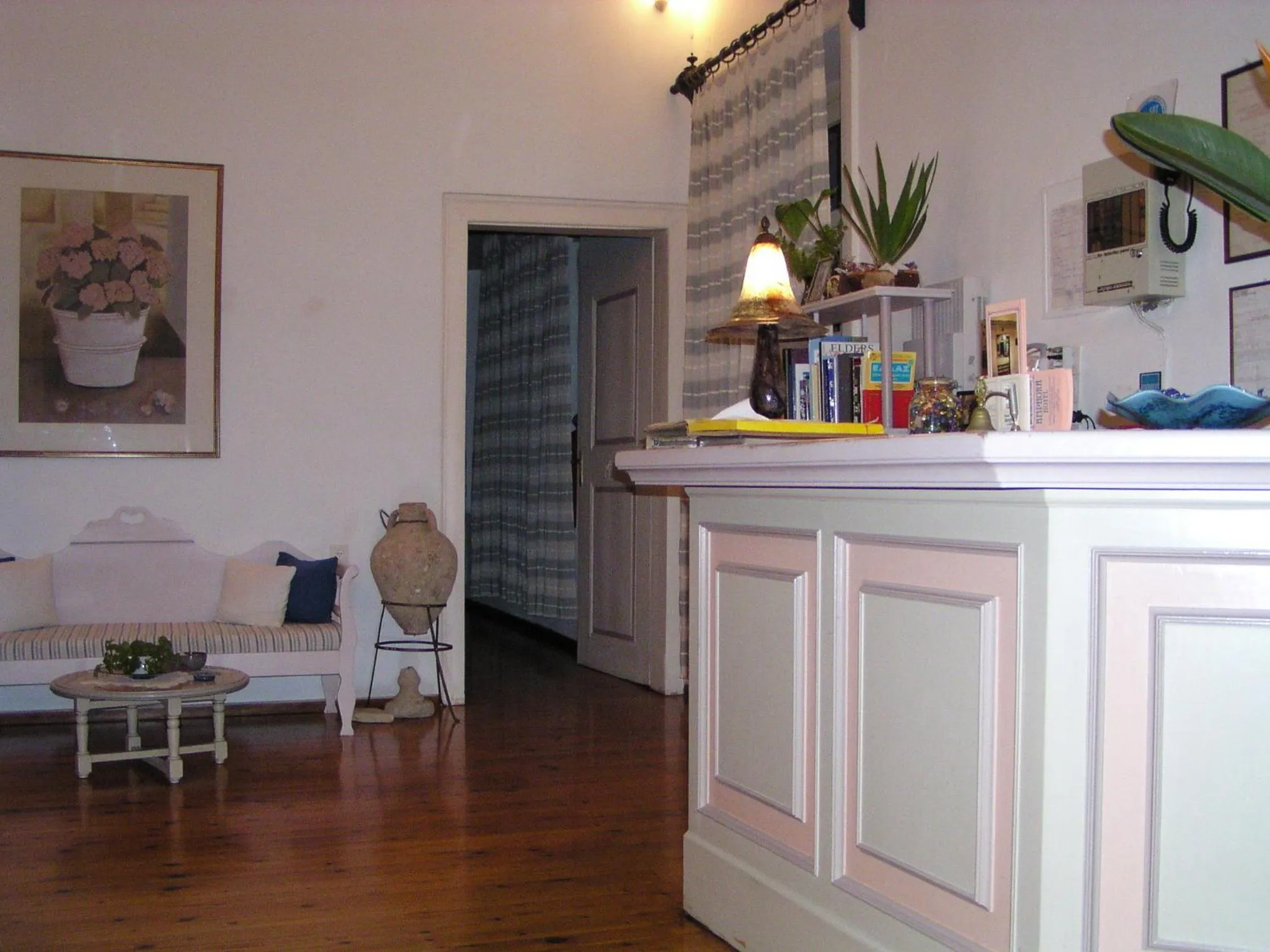 Lobby or reception in Hotel Amphora