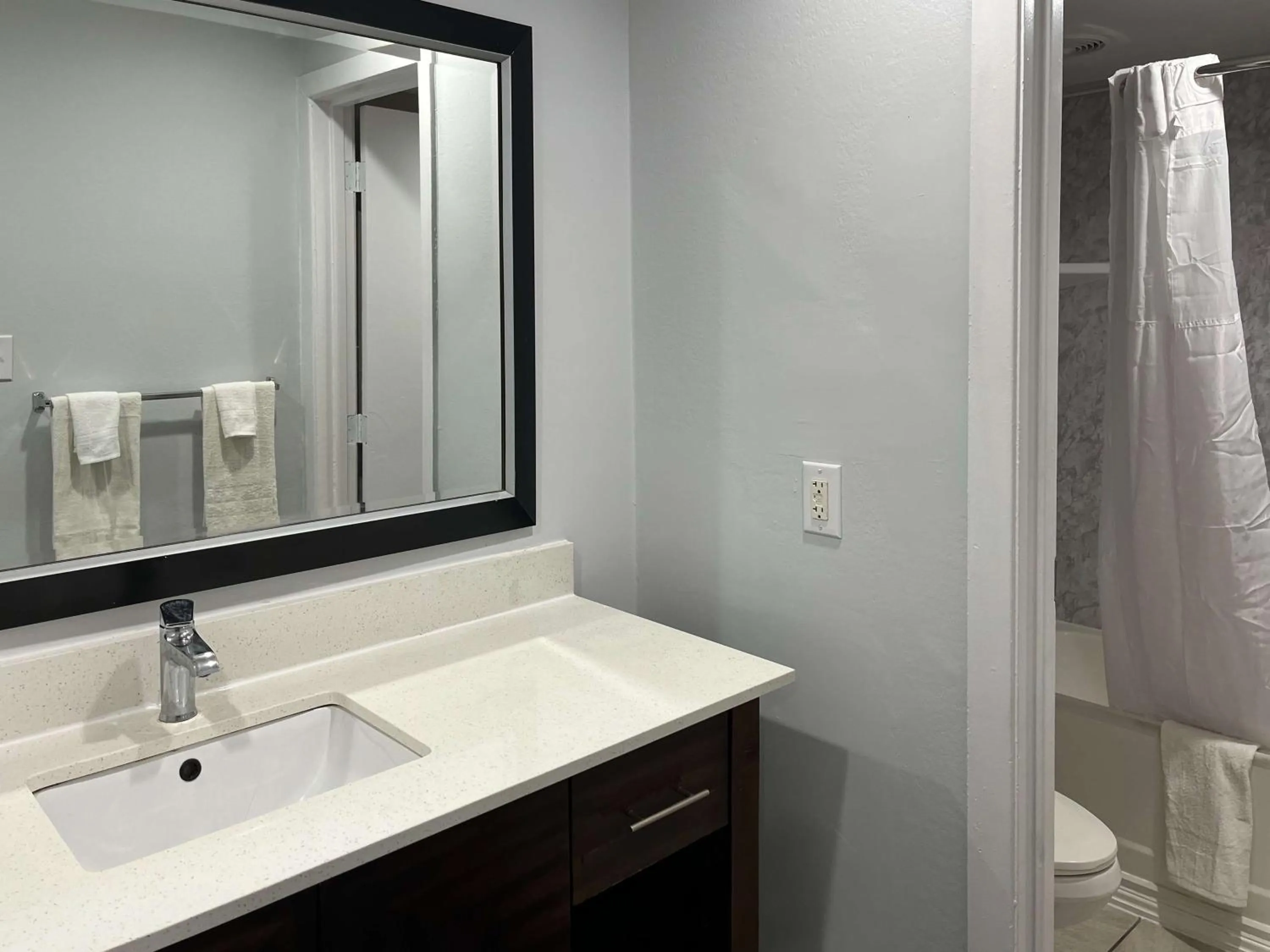 Bathroom in Motel 6 Greenville, NC ECU Medical Center