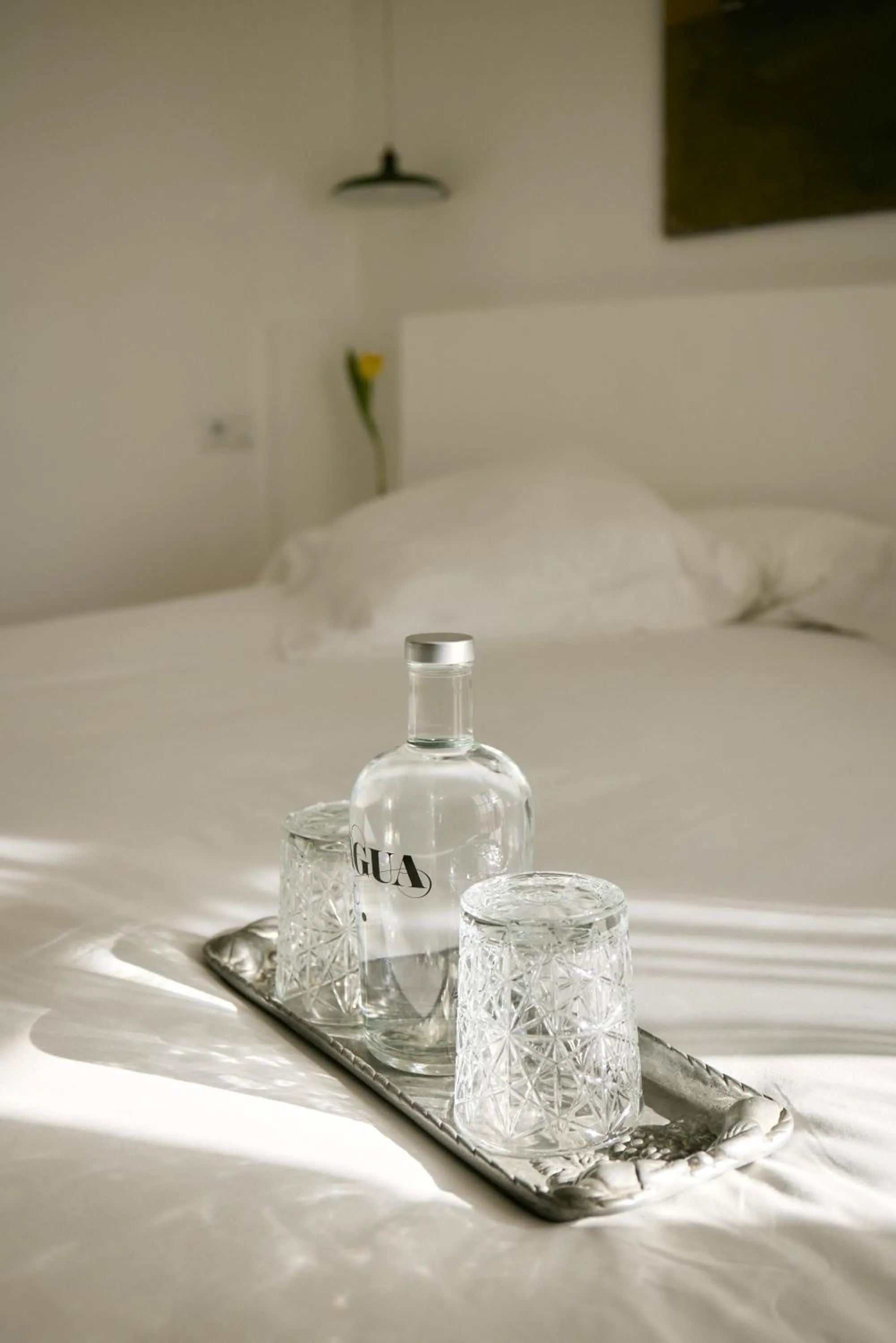 Bed in Hotel Forn Nou