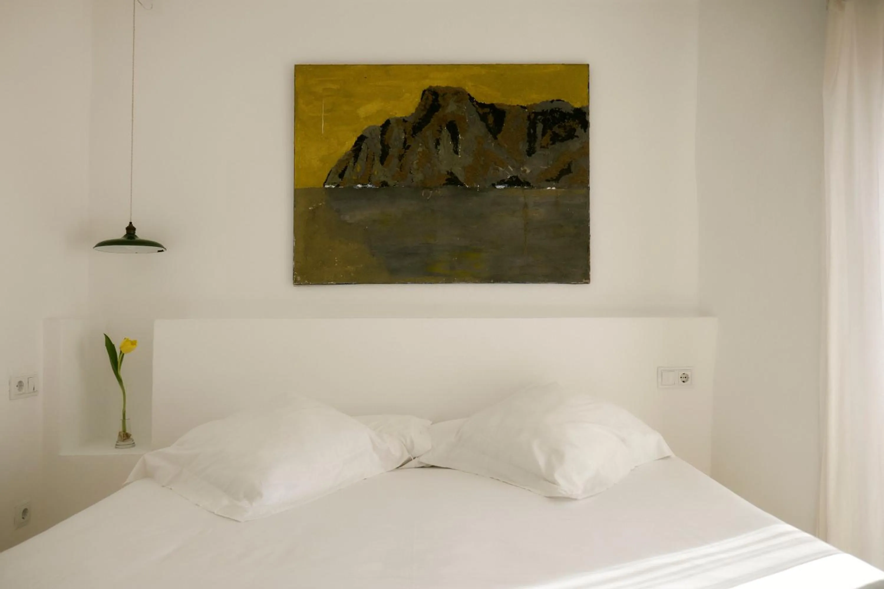 Bed in Hotel Forn Nou