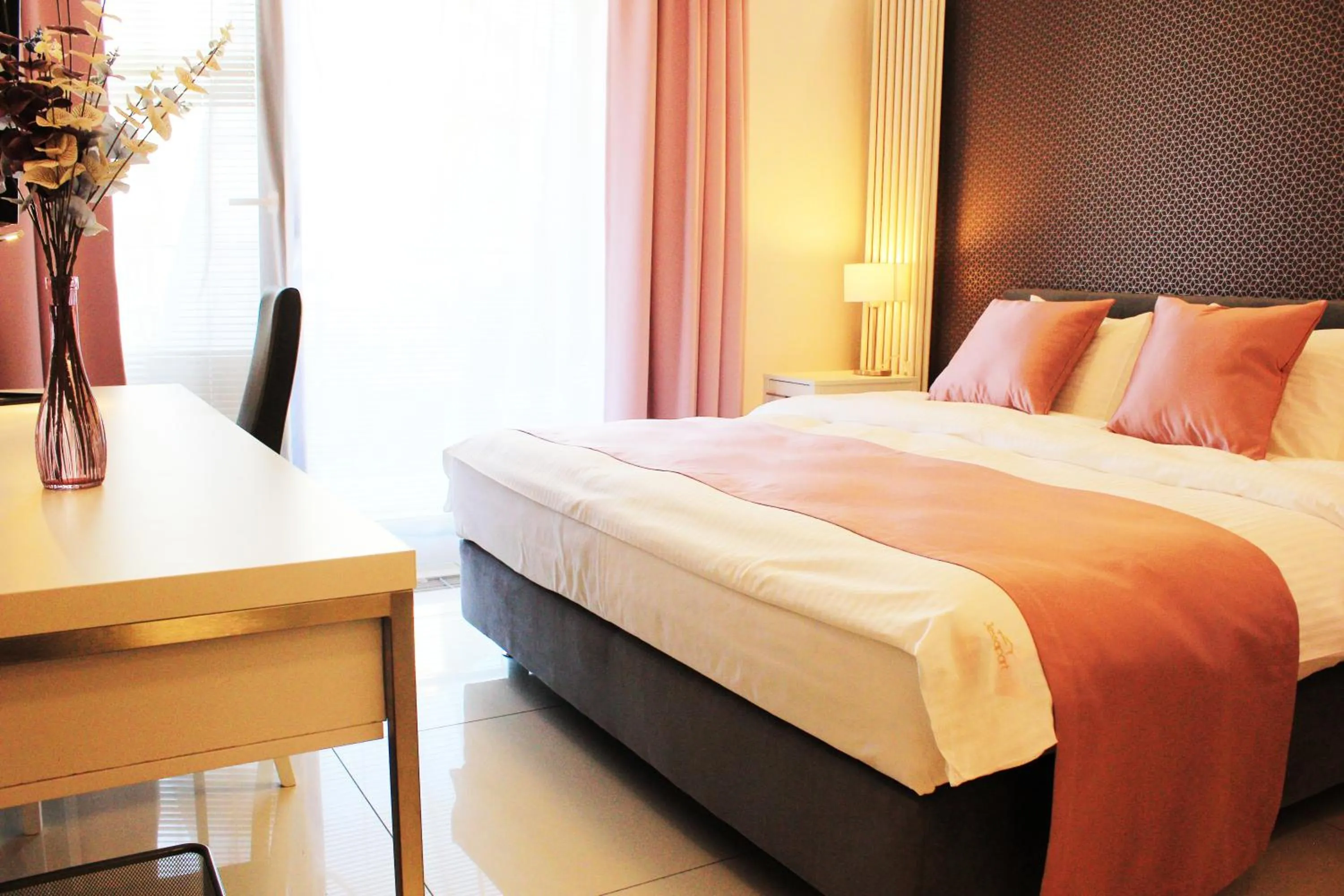 Bed in JessApart – Ochota Apartments