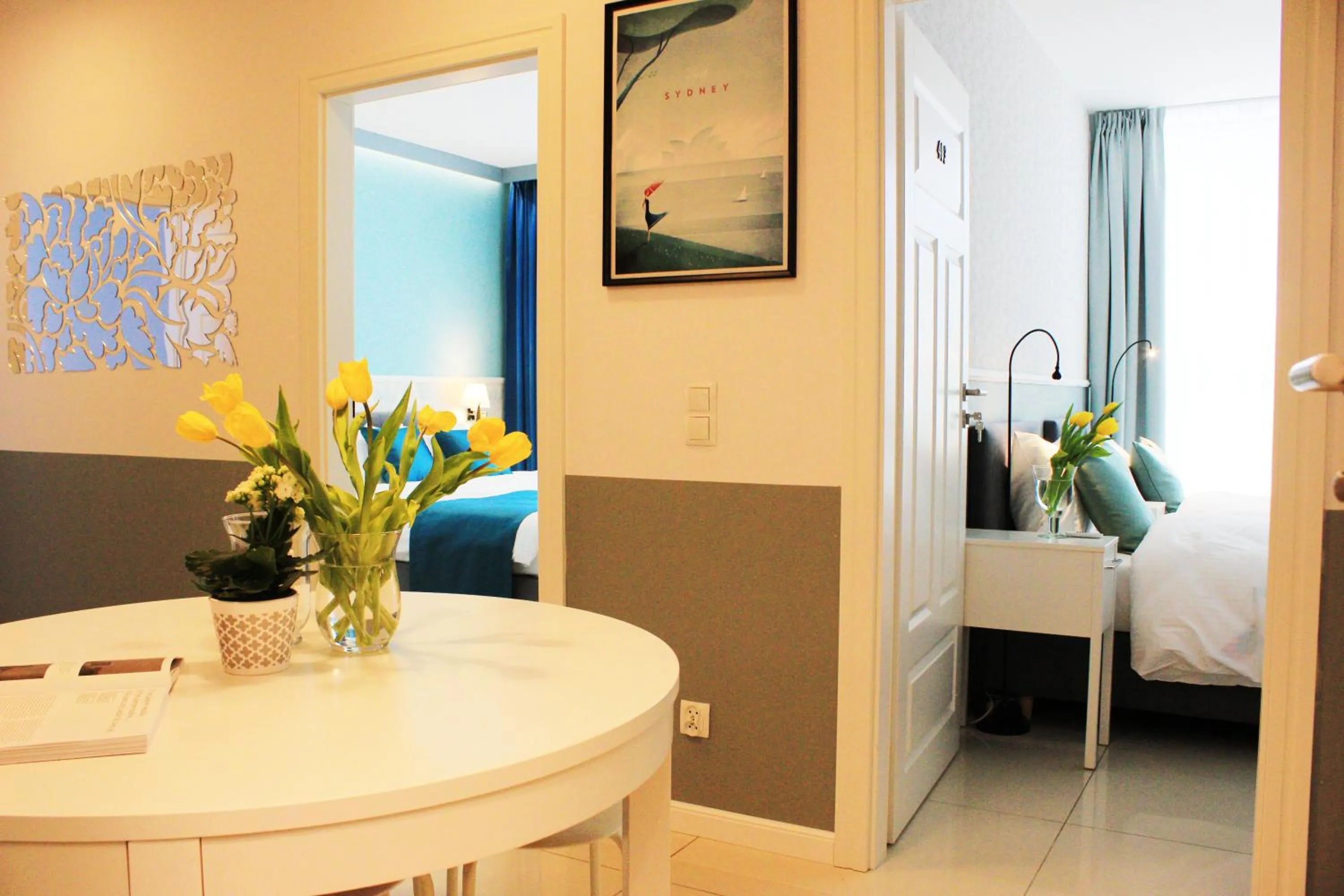 Bed in JessApart – Ochota Apartments