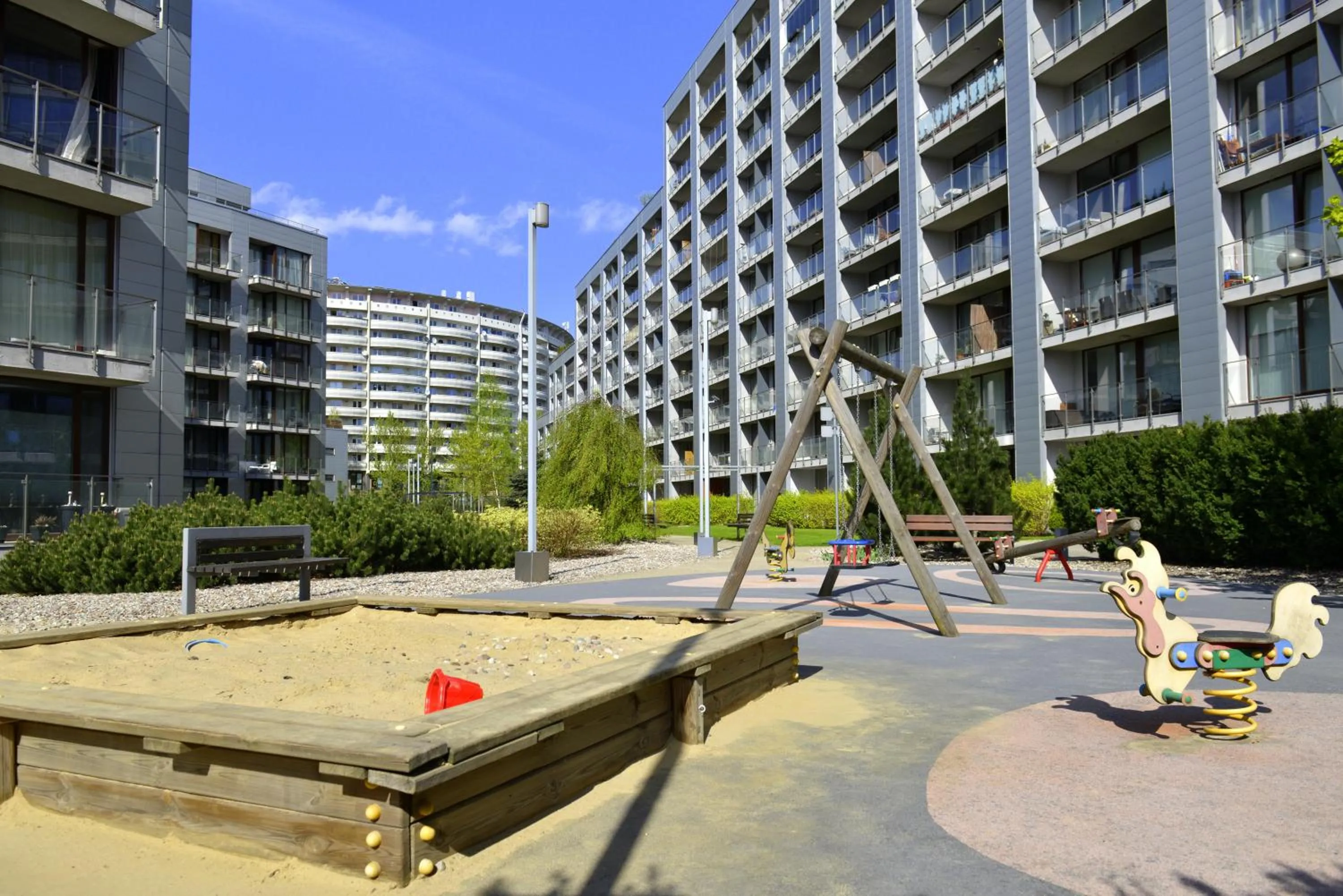 Children play ground in JessApart – Ochota Apartments