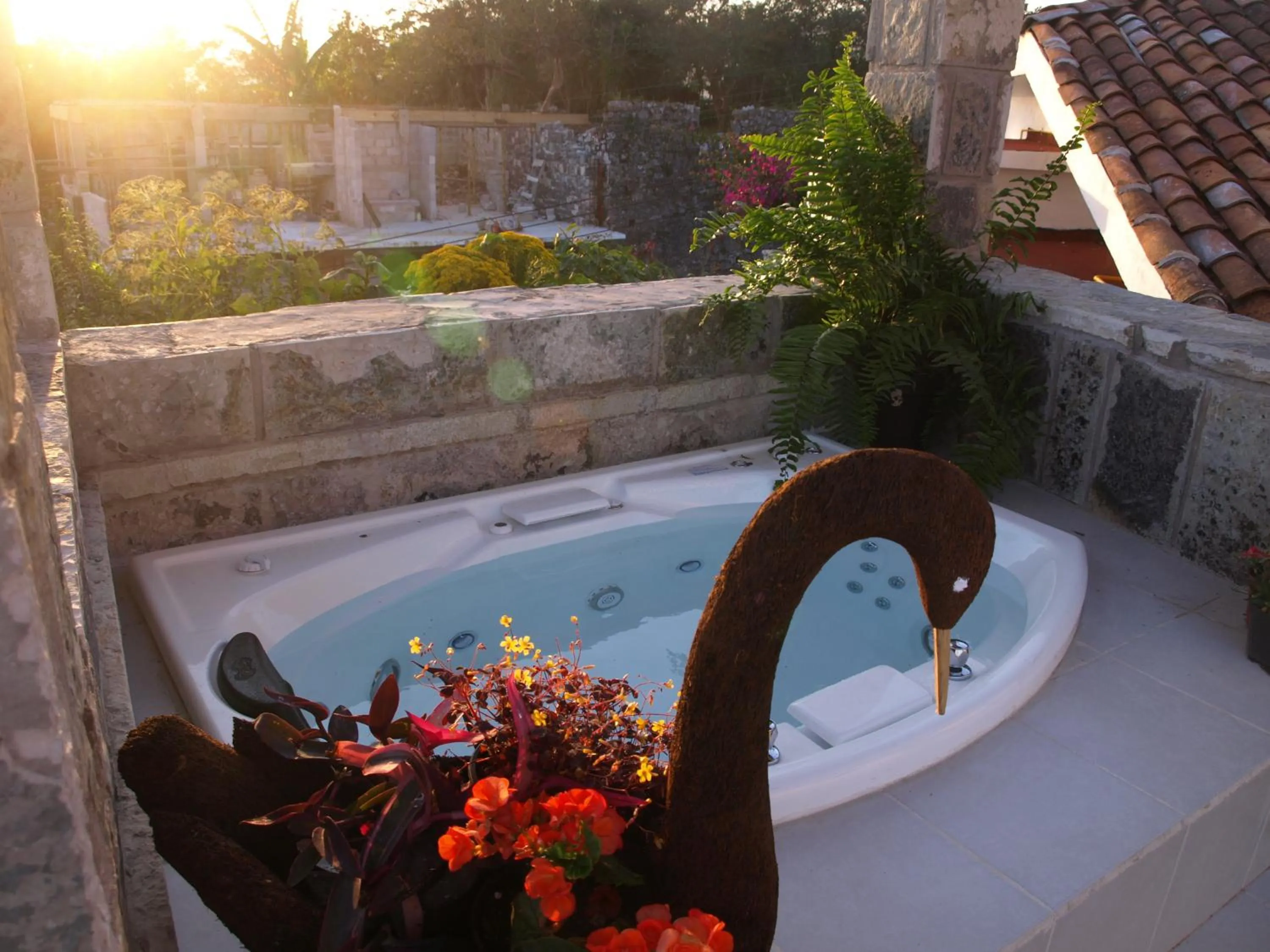 Shower in Hotel Boutique La Casona de Don Porfirio