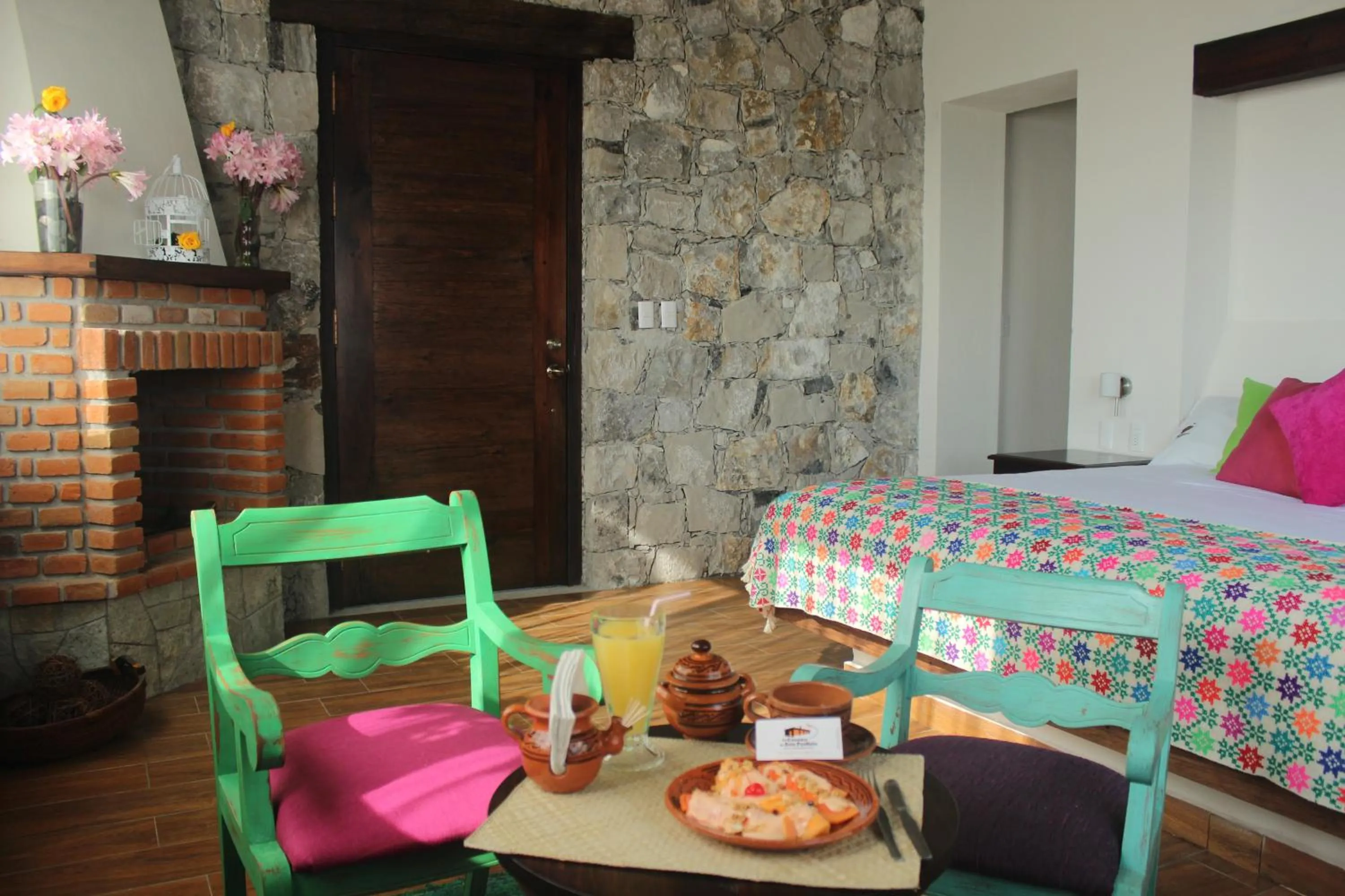 Bedroom in Hotel Boutique La Casona de Don Porfirio