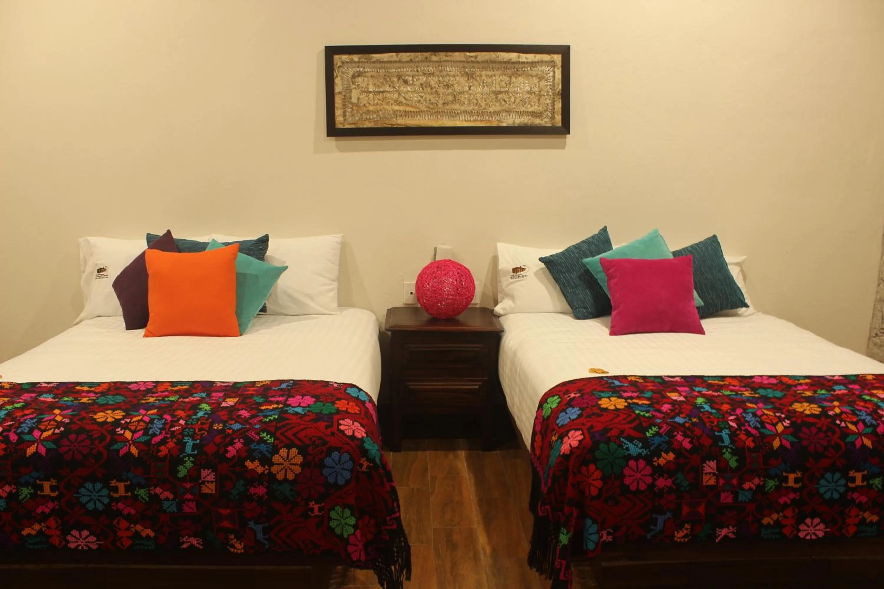 Bed in Hotel Boutique La Casona de Don Porfirio