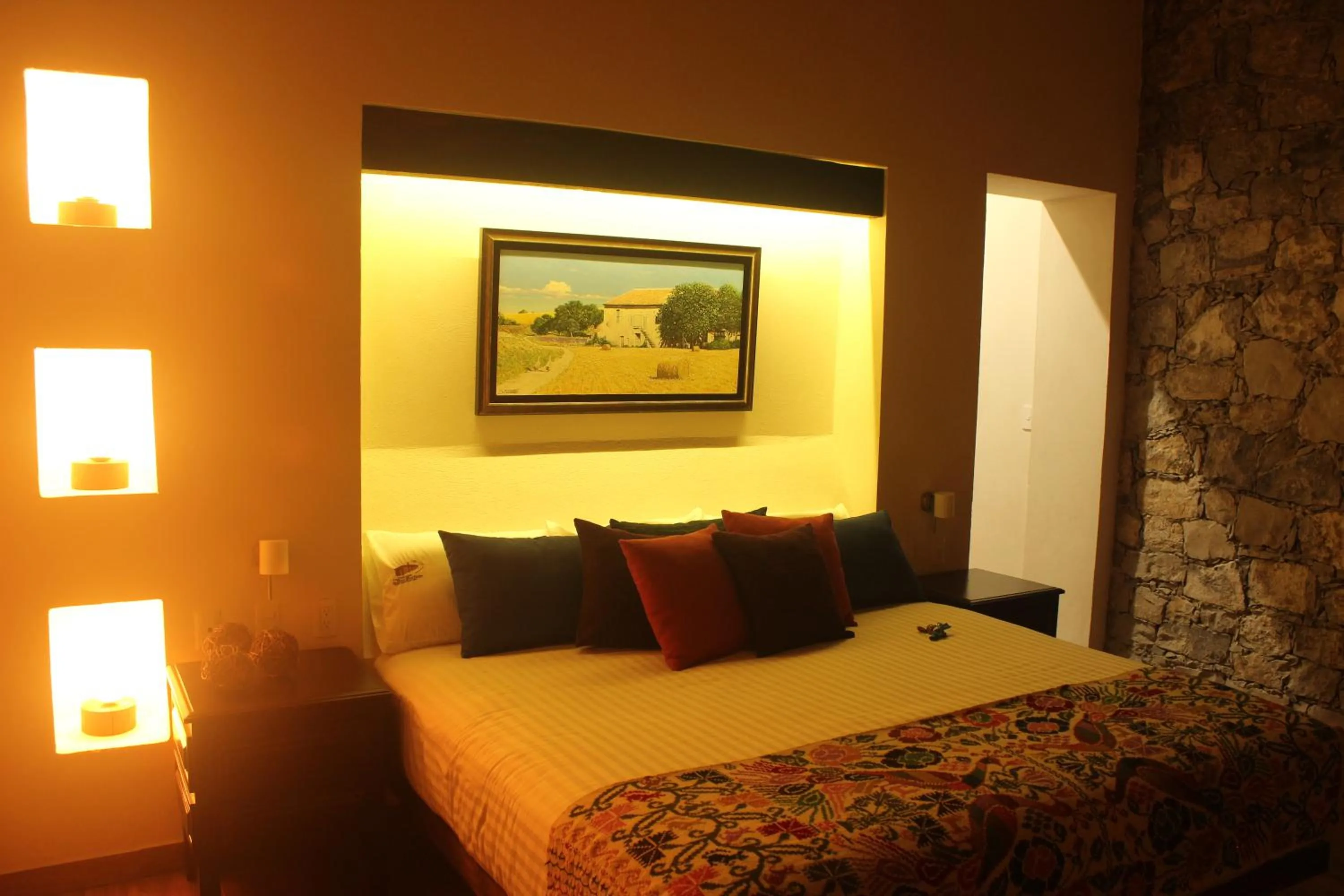 Bedroom in Hotel Boutique La Casona de Don Porfirio