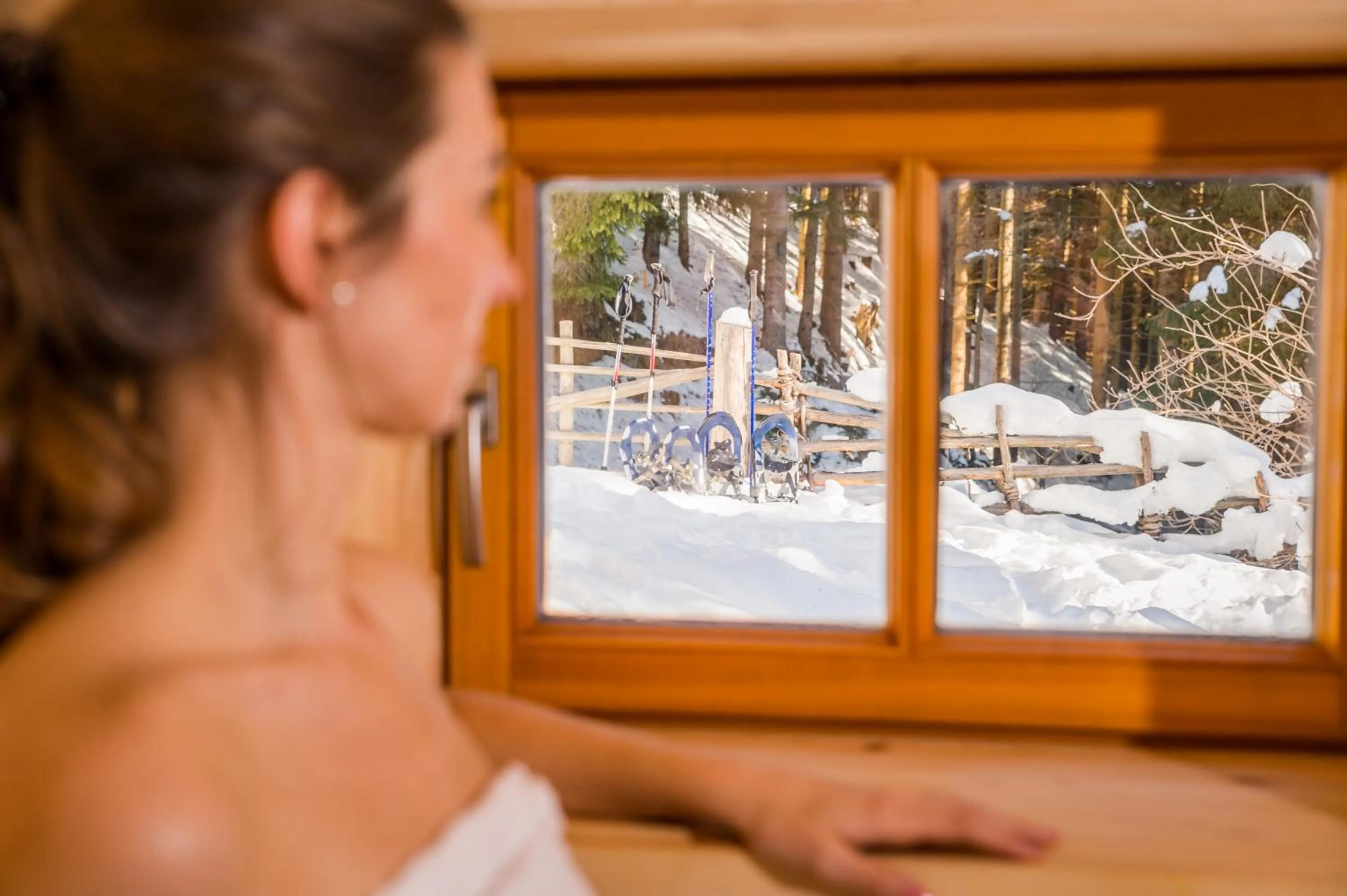 Sauna in Bergchalet Kuhgraben