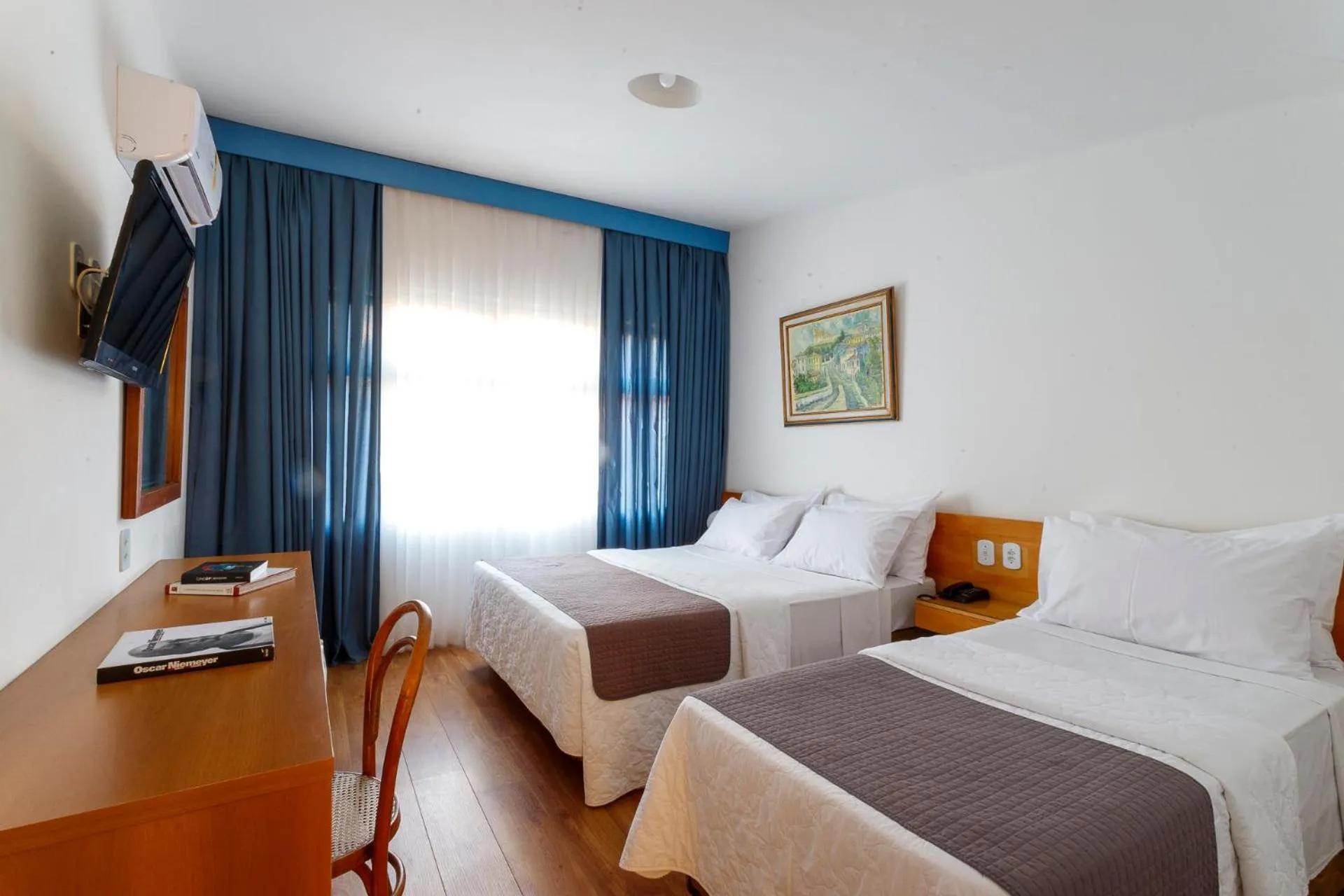 Bed in Grande Hotel de Ouro Preto - 80 ANOS