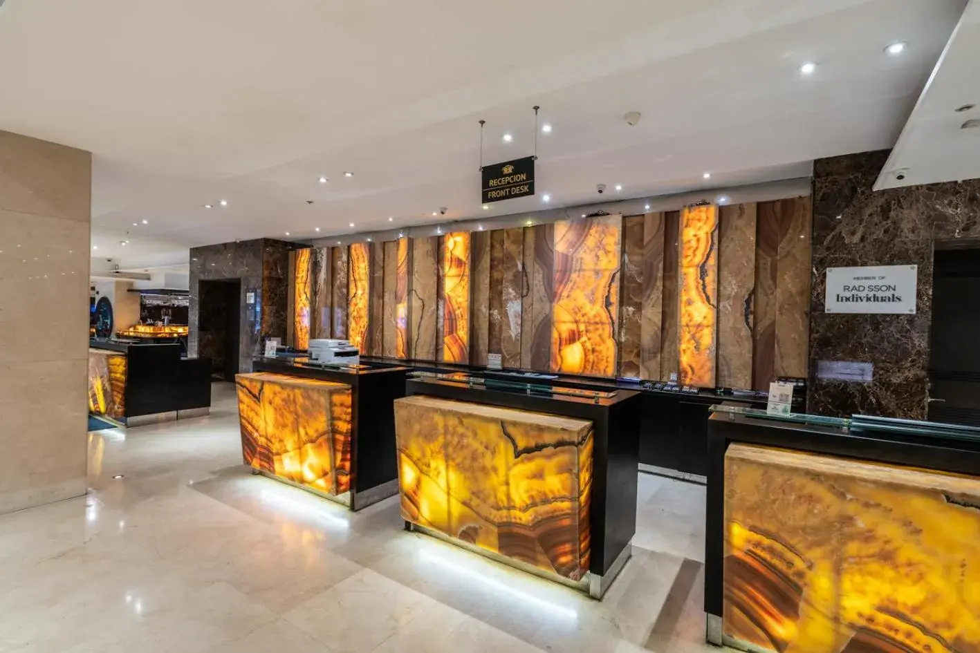 Lobby or reception in Hotel El Panama by Faranda Grand, a member of Radisson Individuals Lobby or reception in Hotel El Panama by Faranda Grand, a member of Radisson Individuals