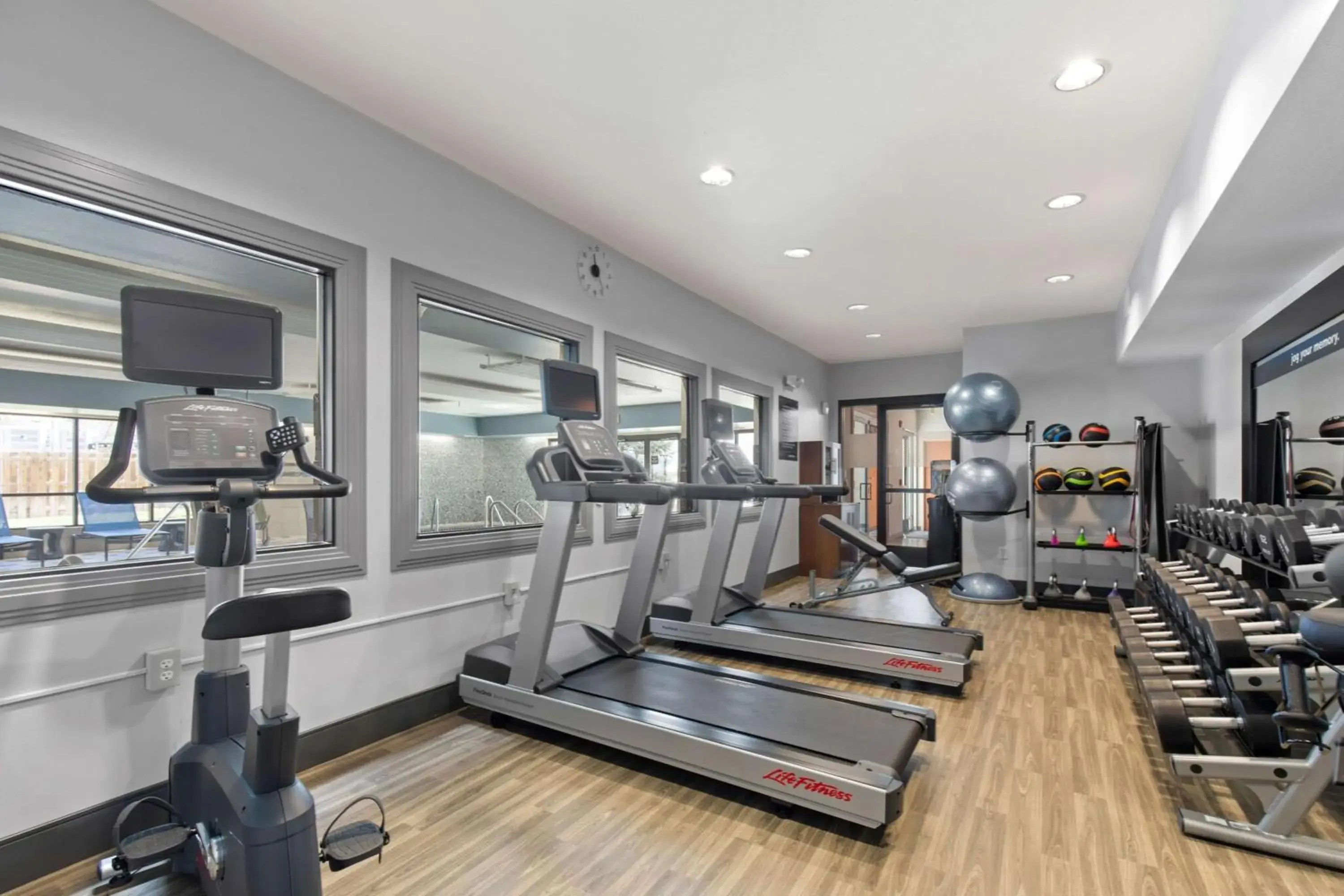 Fitness centre/facilities in Hampton Inn & Suites Greeley Fitness centre/facilities in Hampton Inn & Suites Greeley