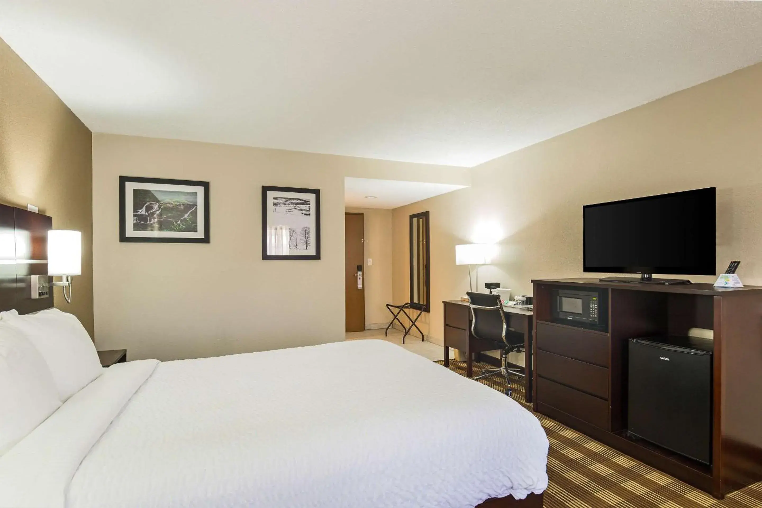 Photo of the whole room, Bed in Clarion Inn & Suites Stroudsburg - Poconos