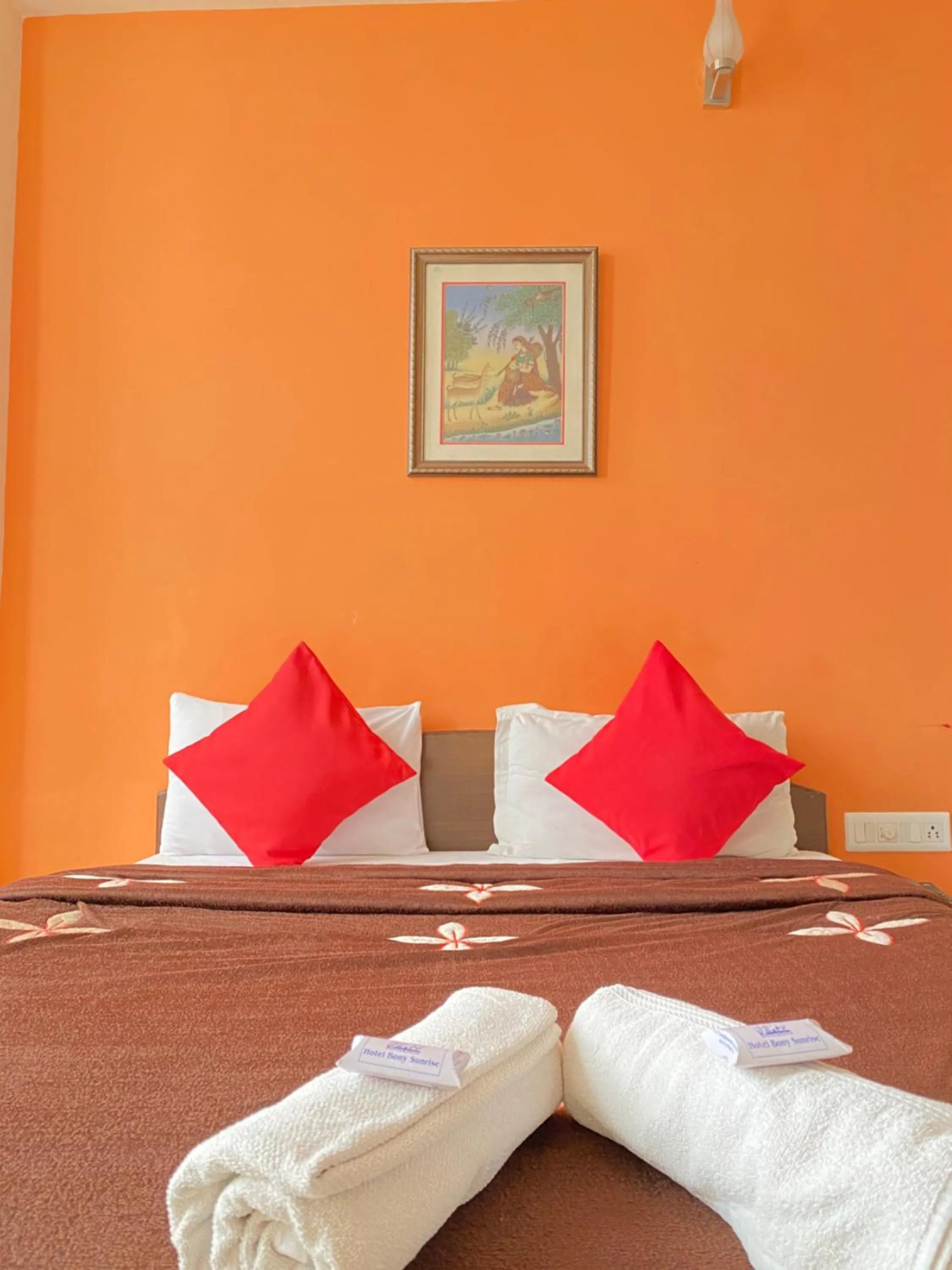 Bed in Hotel Bony Sunrise