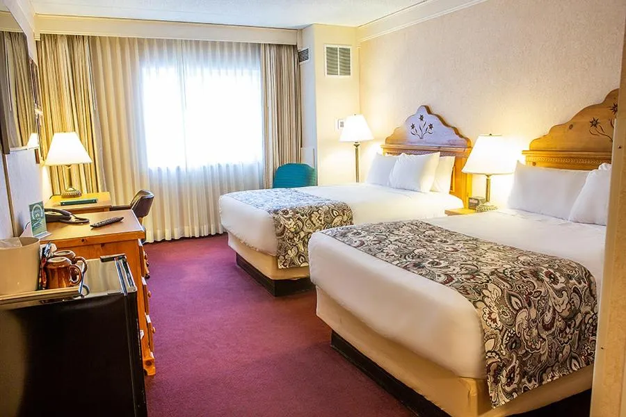 Bed in Bavarian Inn Lodge