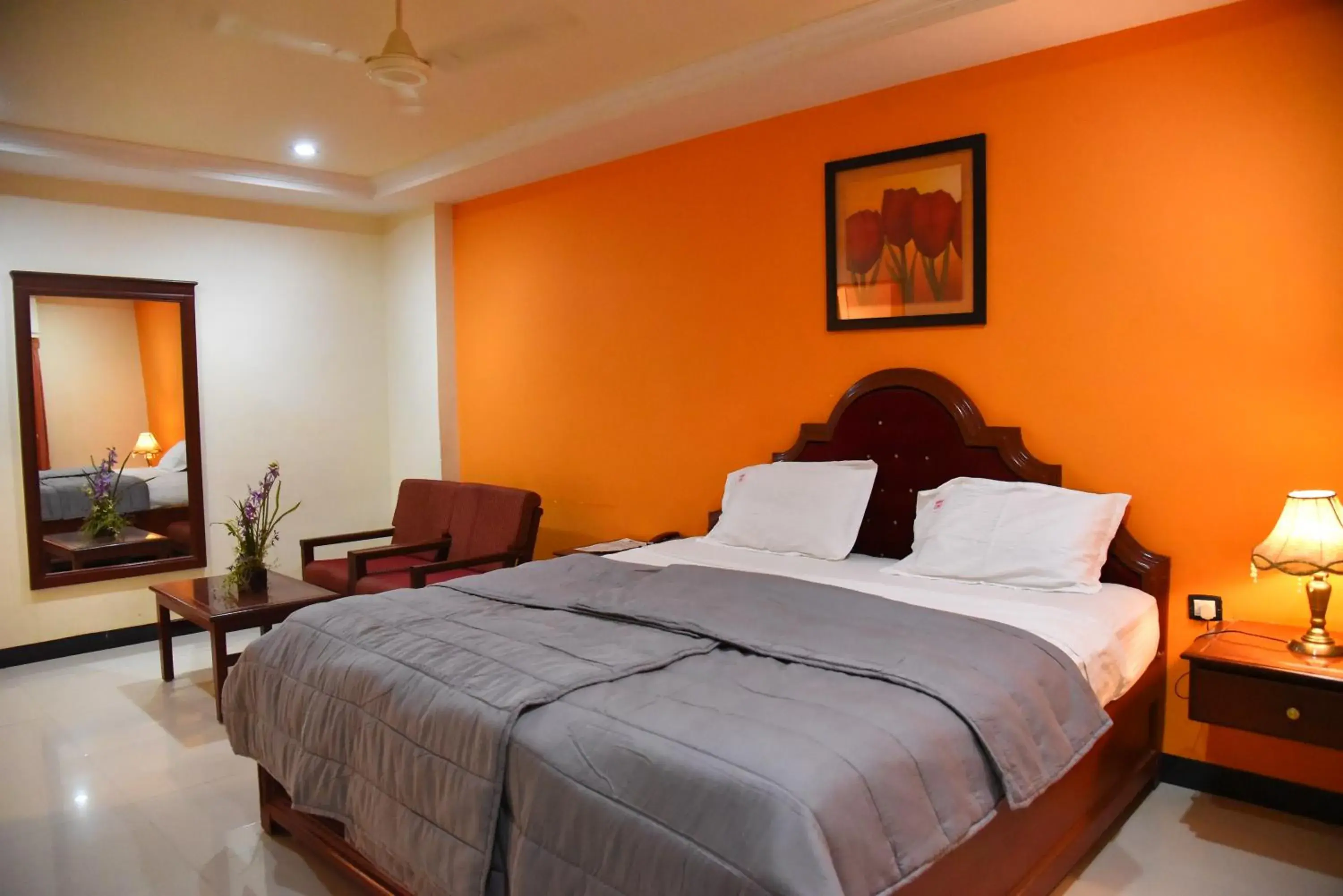 Bed in Hotel Subhalakshmi Palace Bed in Hotel Subhalakshmi Palace