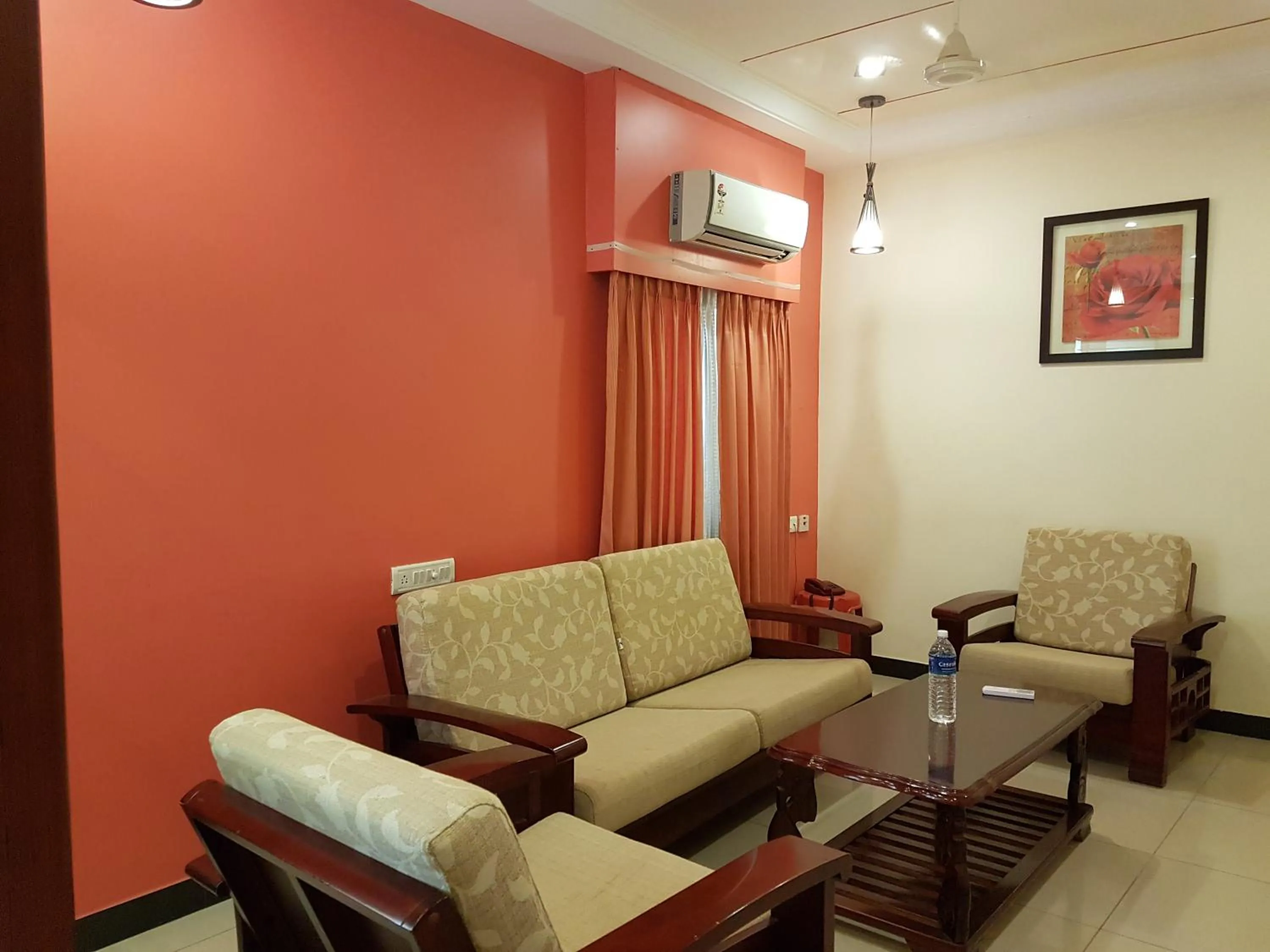 Living room in Hotel Subhalakshmi Palace