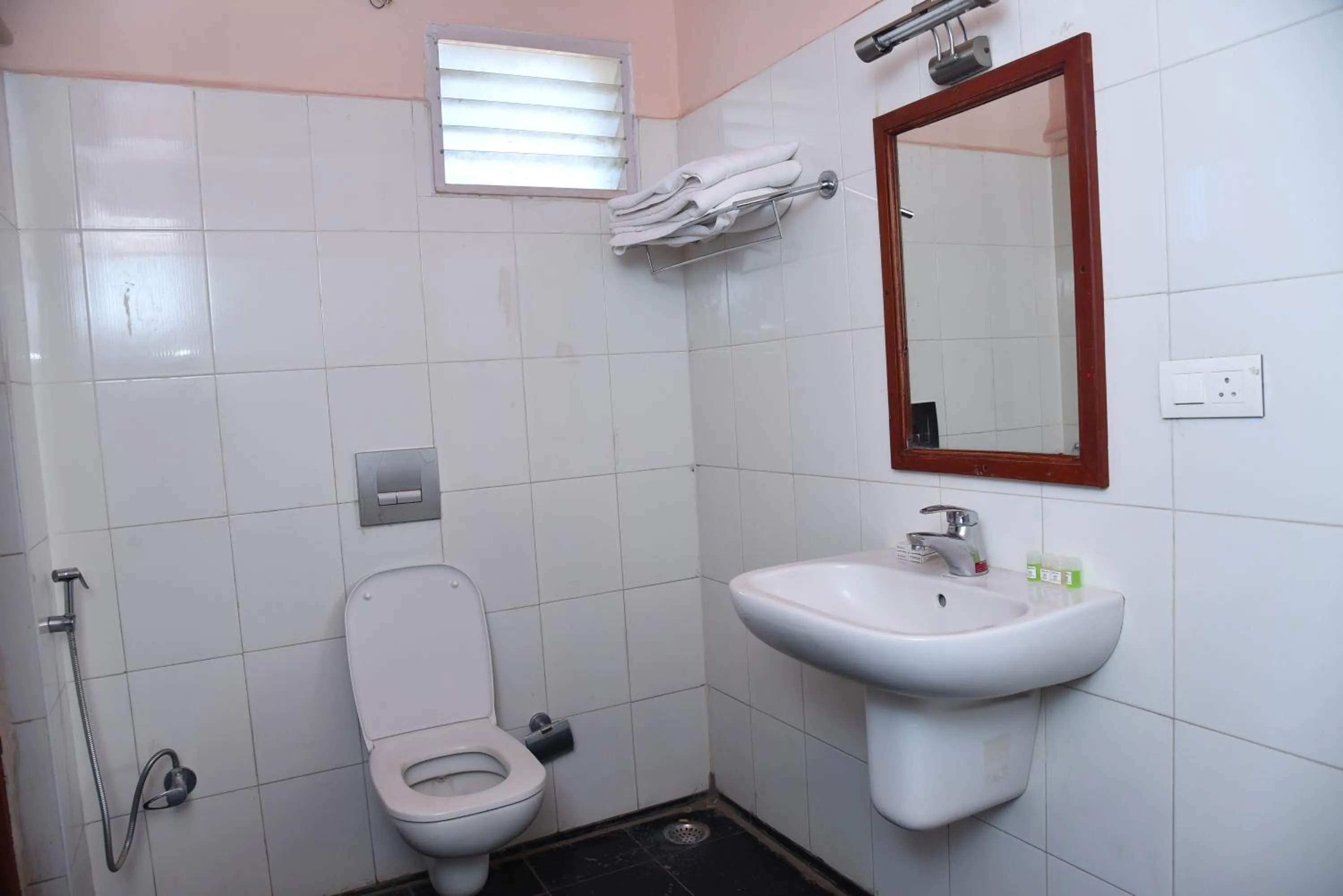 Toilet in Hotel Subhalakshmi Palace