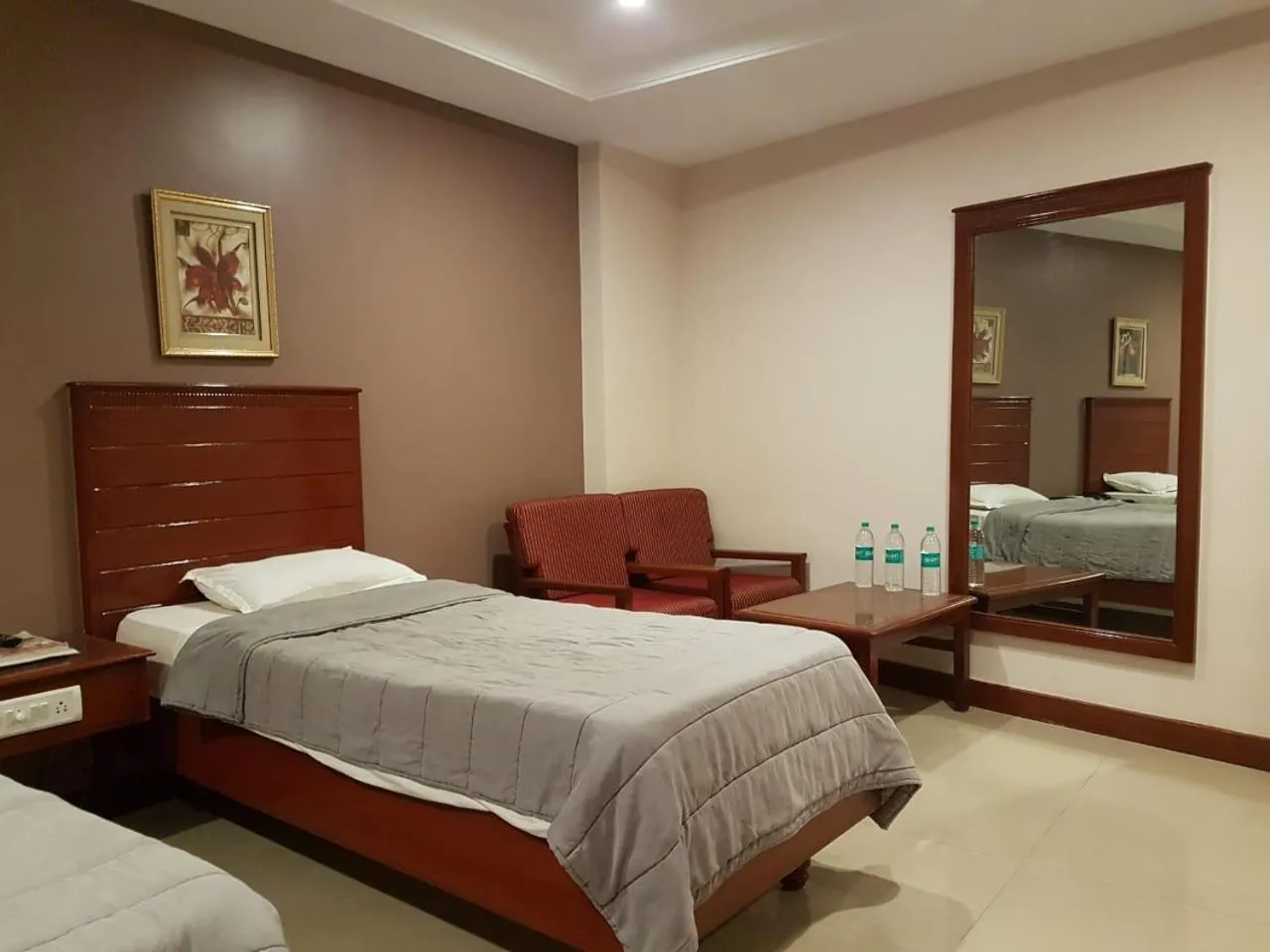 Bedroom, Bed in Hotel Subhalakshmi Palace