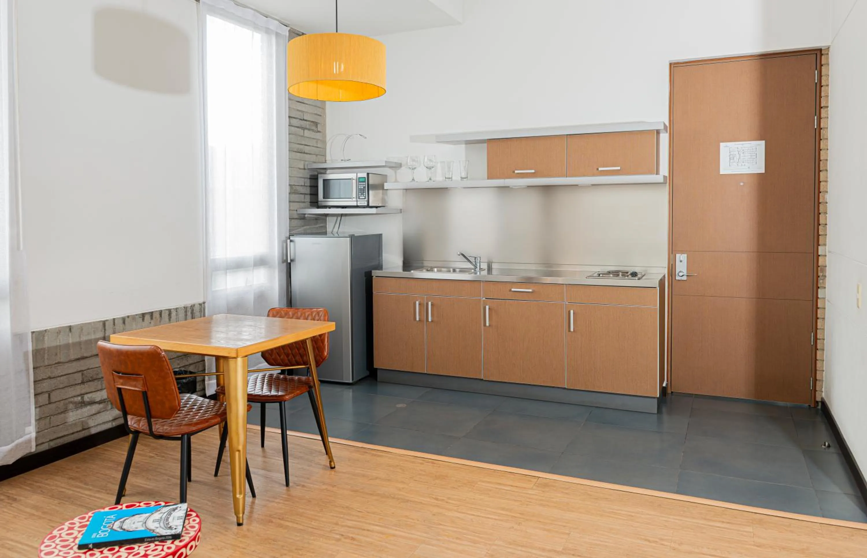 Kitchen or kitchenette in Hotel Viaggio Nueve Tres