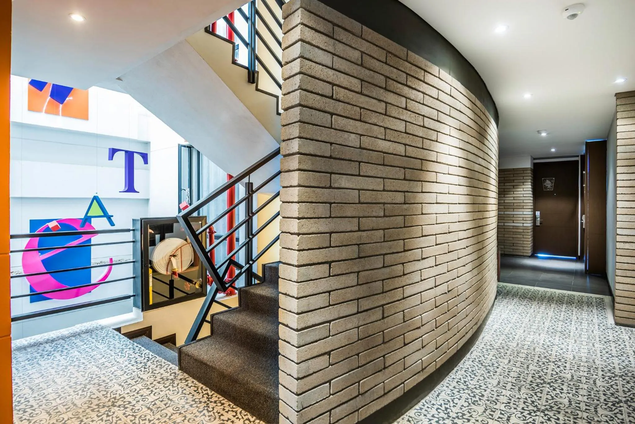 Decorative detail in Hotel Viaggio Nueve Tres