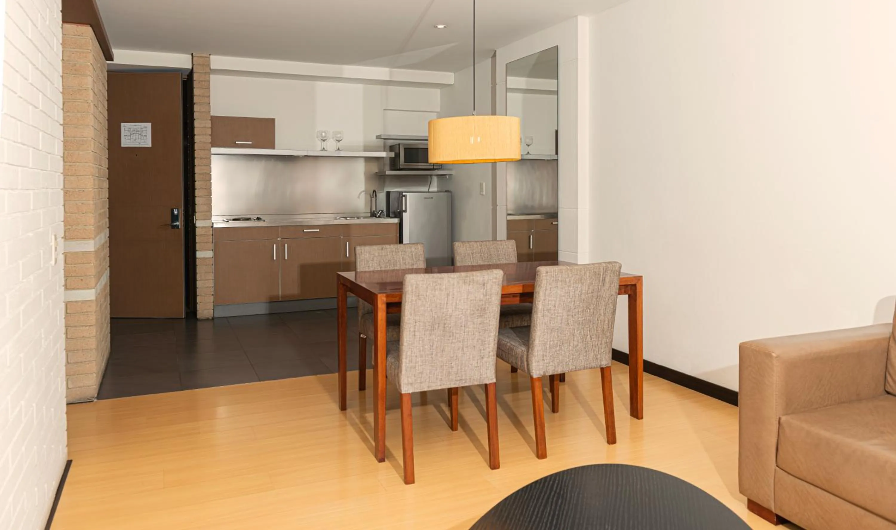 Kitchen or kitchenette in Hotel Viaggio Nueve Tres