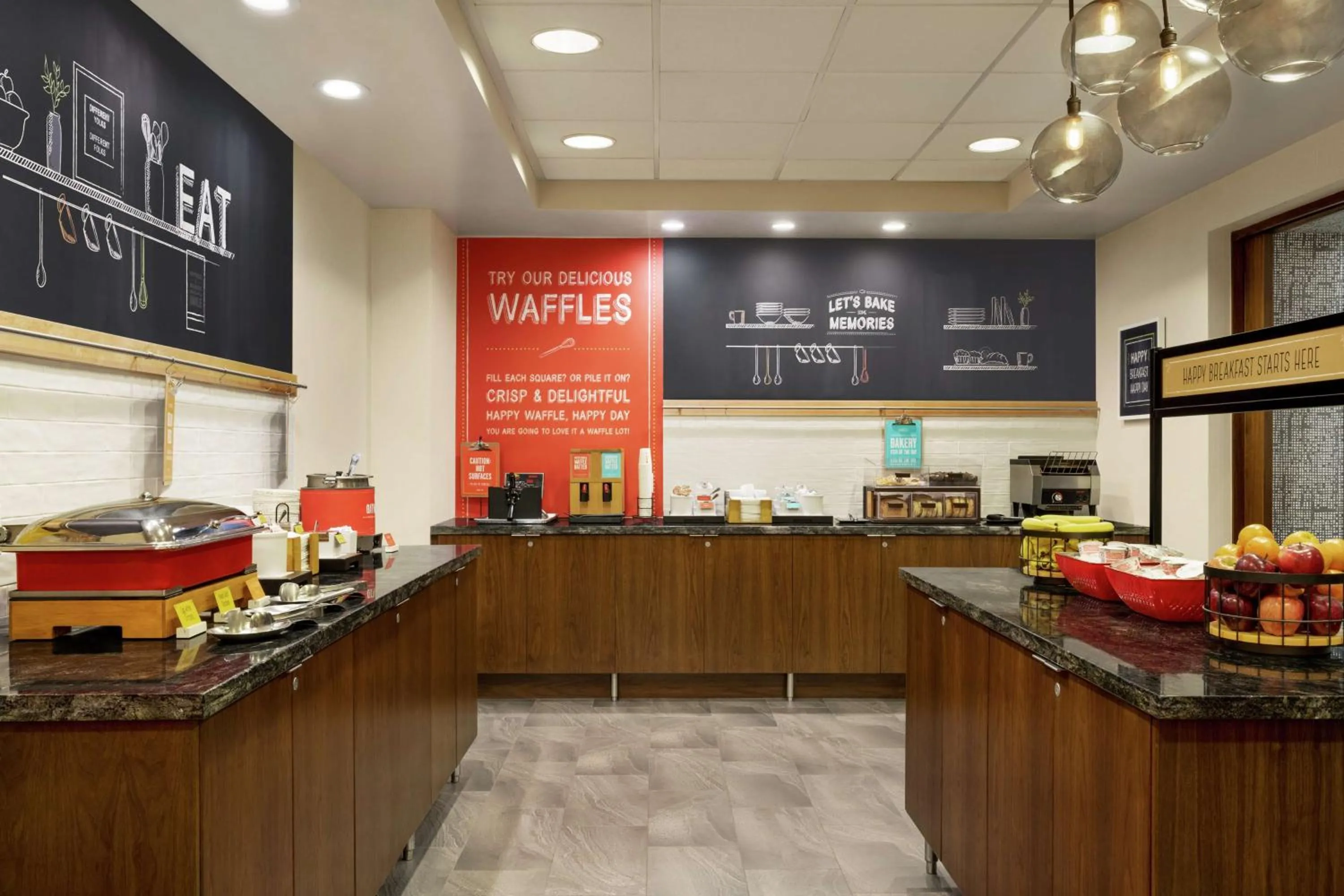 Breakfast in Hampton Inn & Suites Tacoma/Puyallup