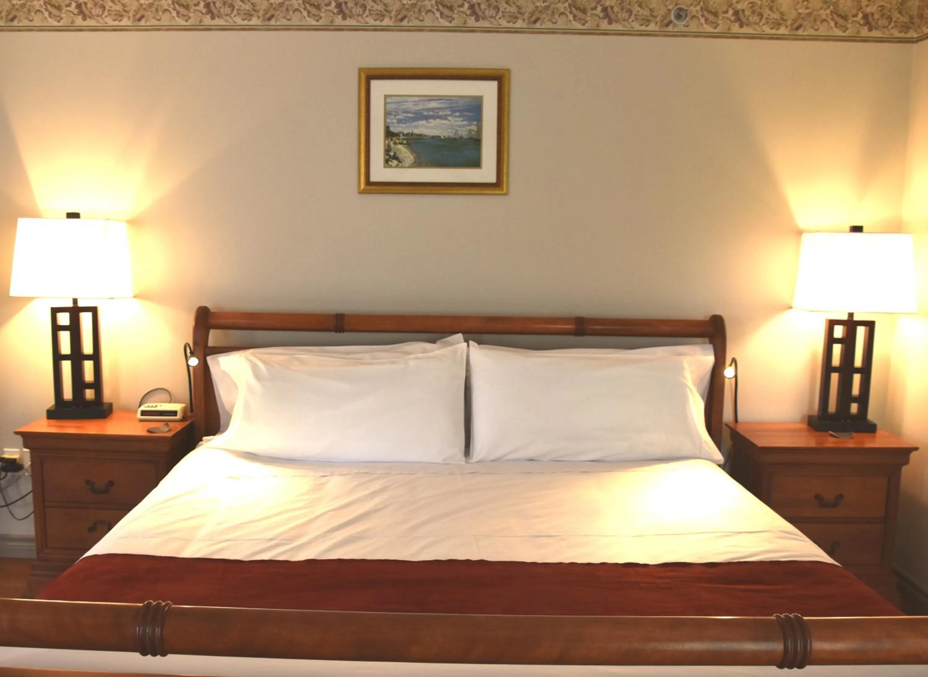 Bed in The Harbour House