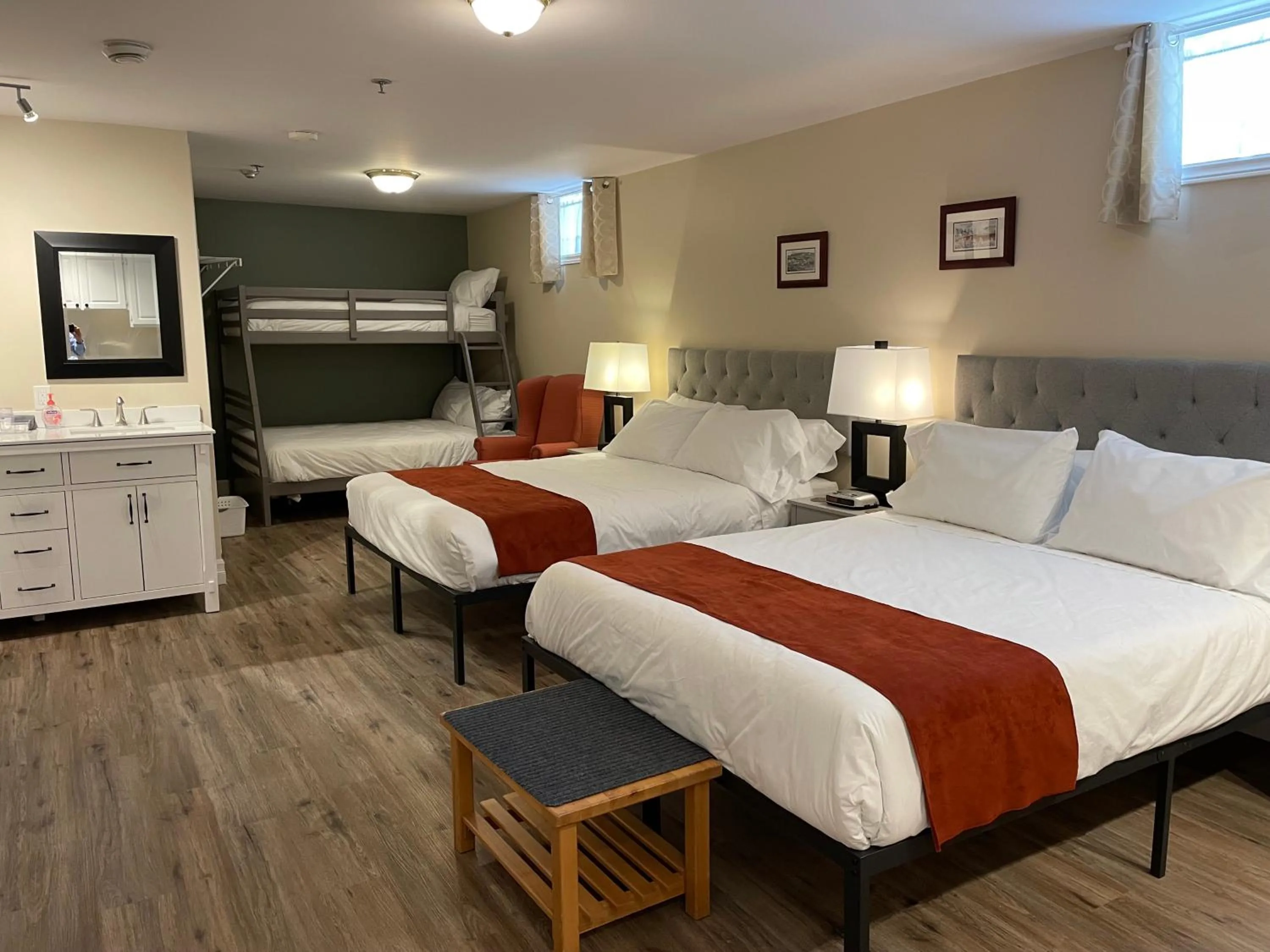 Bed in The Harbour House