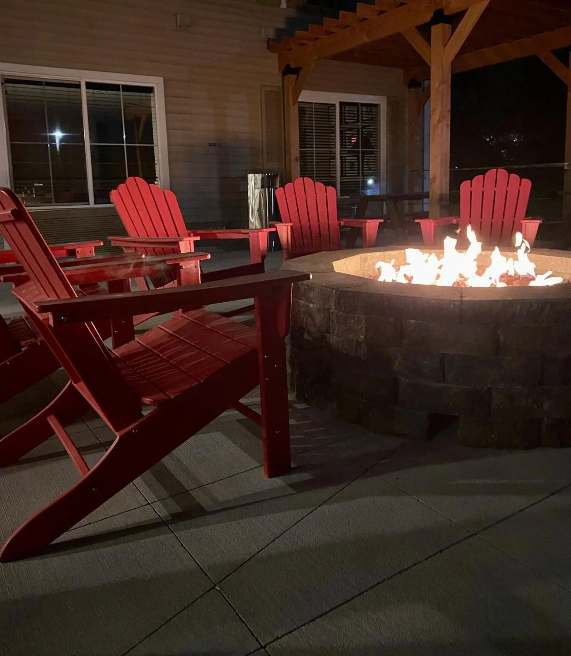 Patio in Country Inn & Suites by Radisson, Queensbury - Lake George , NY