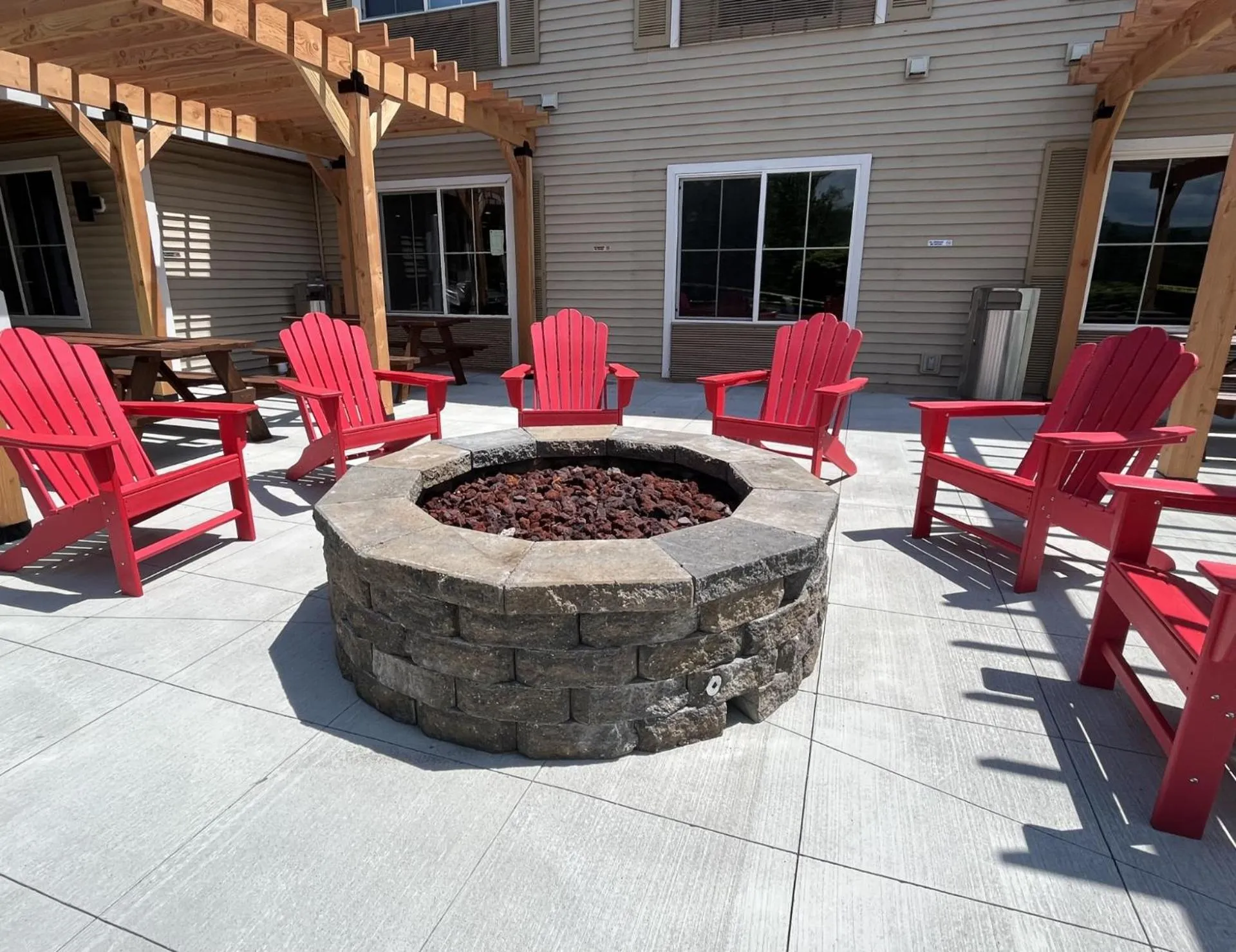 Patio in Country Inn & Suites by Radisson, Queensbury - Lake George , NY