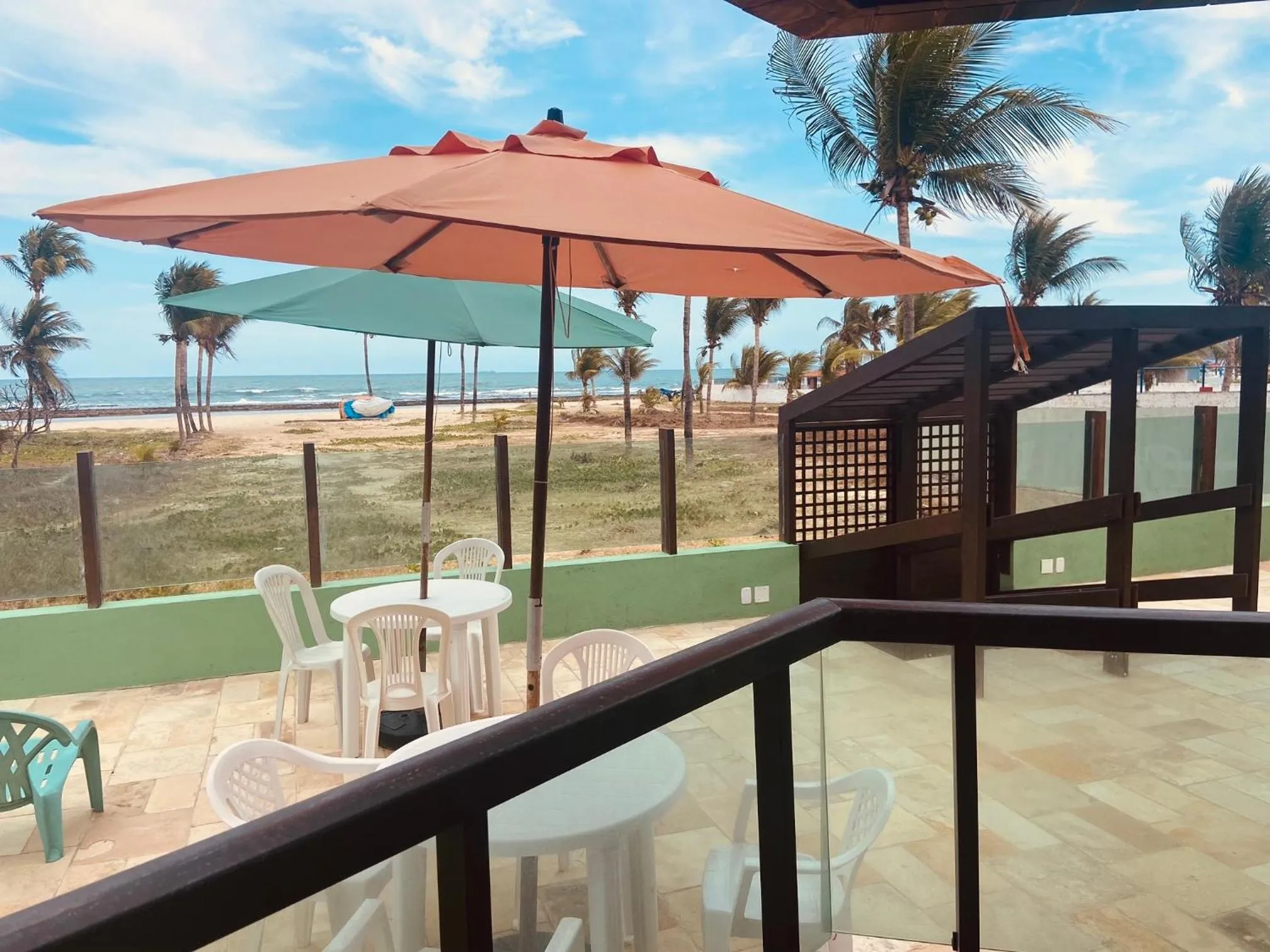 Patio in Hotel Enseada dos Corais