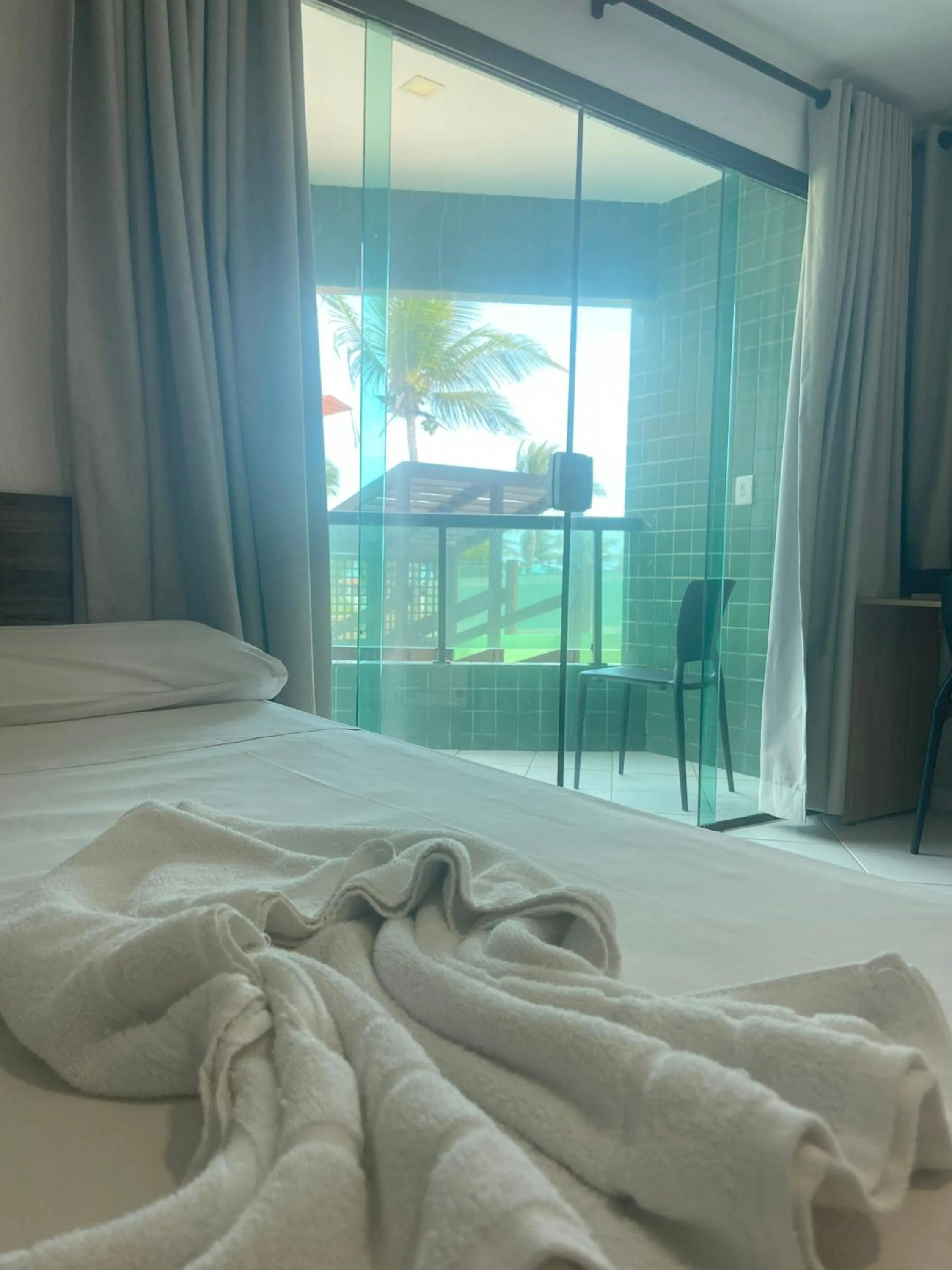 Bed in Hotel Enseada dos Corais